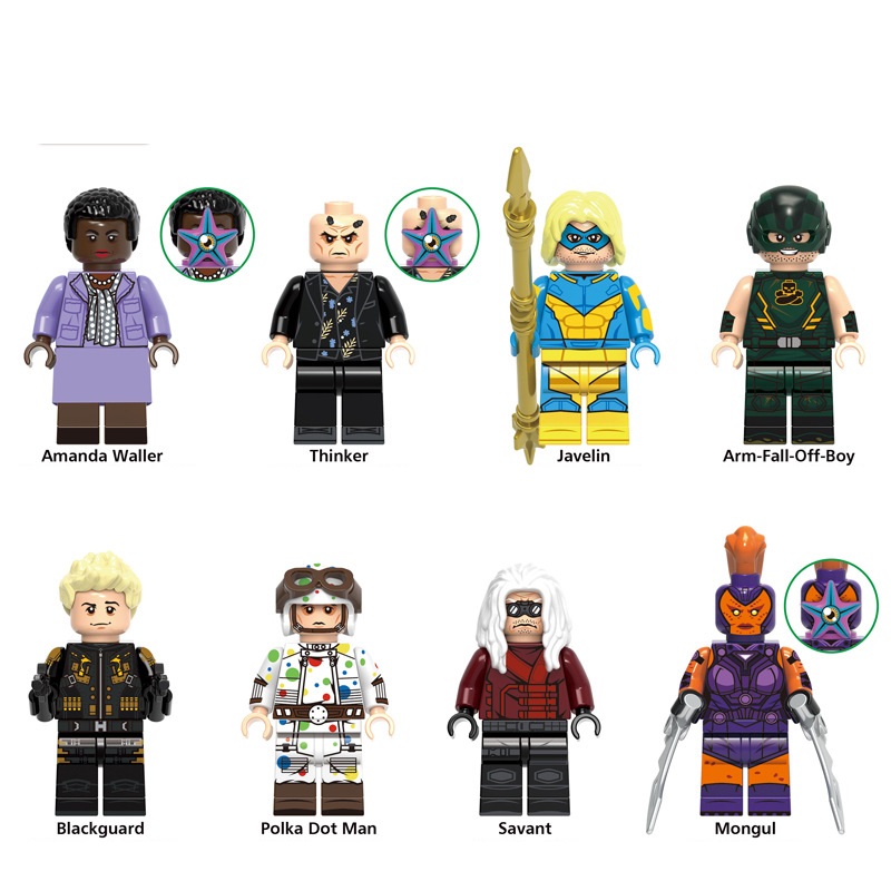 Minifigures Super Heroes Series Collectible Toy Variety of Styles with Rubber Cape Justice League Marvel Cinematic Universe