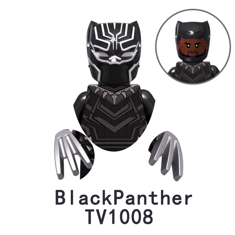 Super Heroes Building Blocks Minifigures Iron Man Thor Captain America Black Panther Doctor Strange Action Figures Toy Kid Gifts
