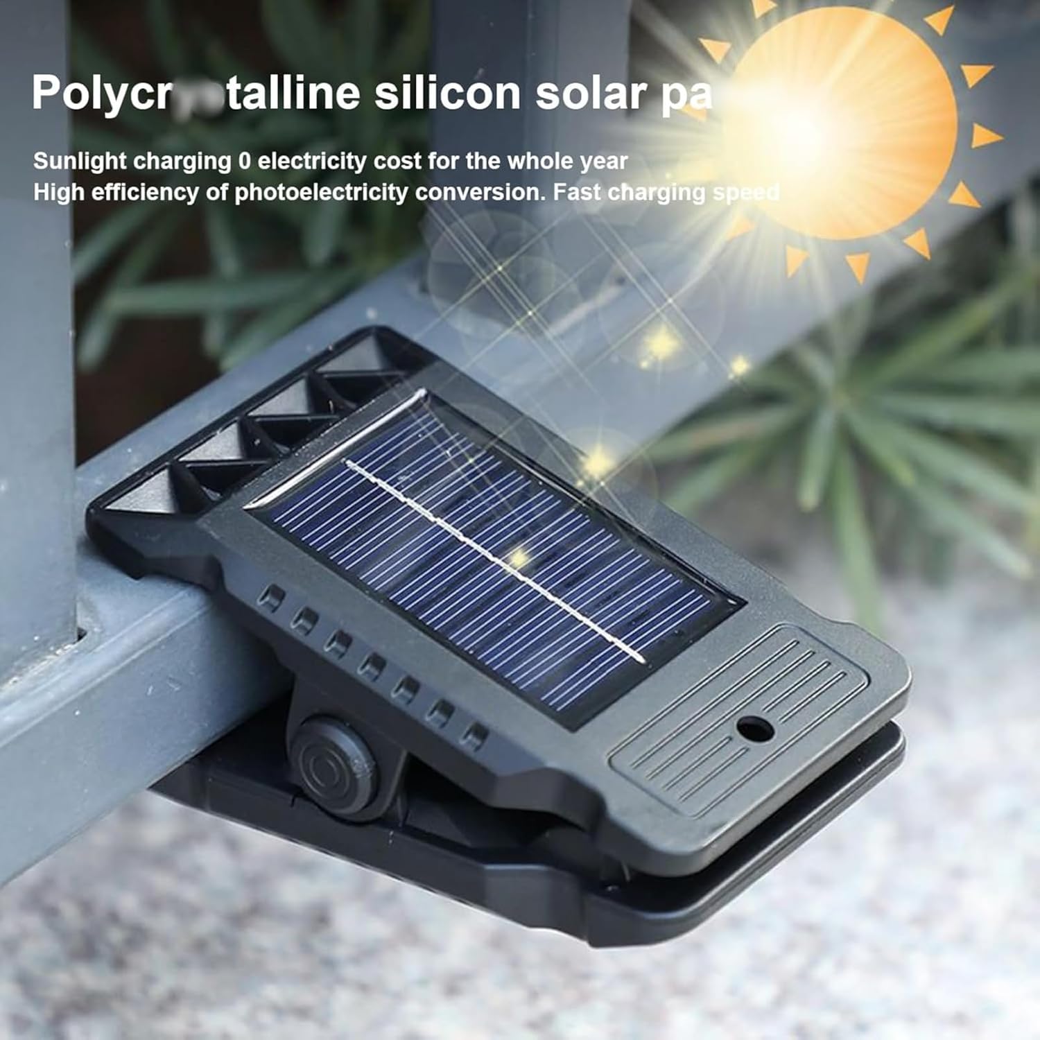 (Cob) Clip on Outdoor Solar Lights Solar Powered Security Light,Outdoor Motion Sensor IP65 Waterproof Solar Wall Light for Front Door 3 Modes Outdoor Solar Clip Light