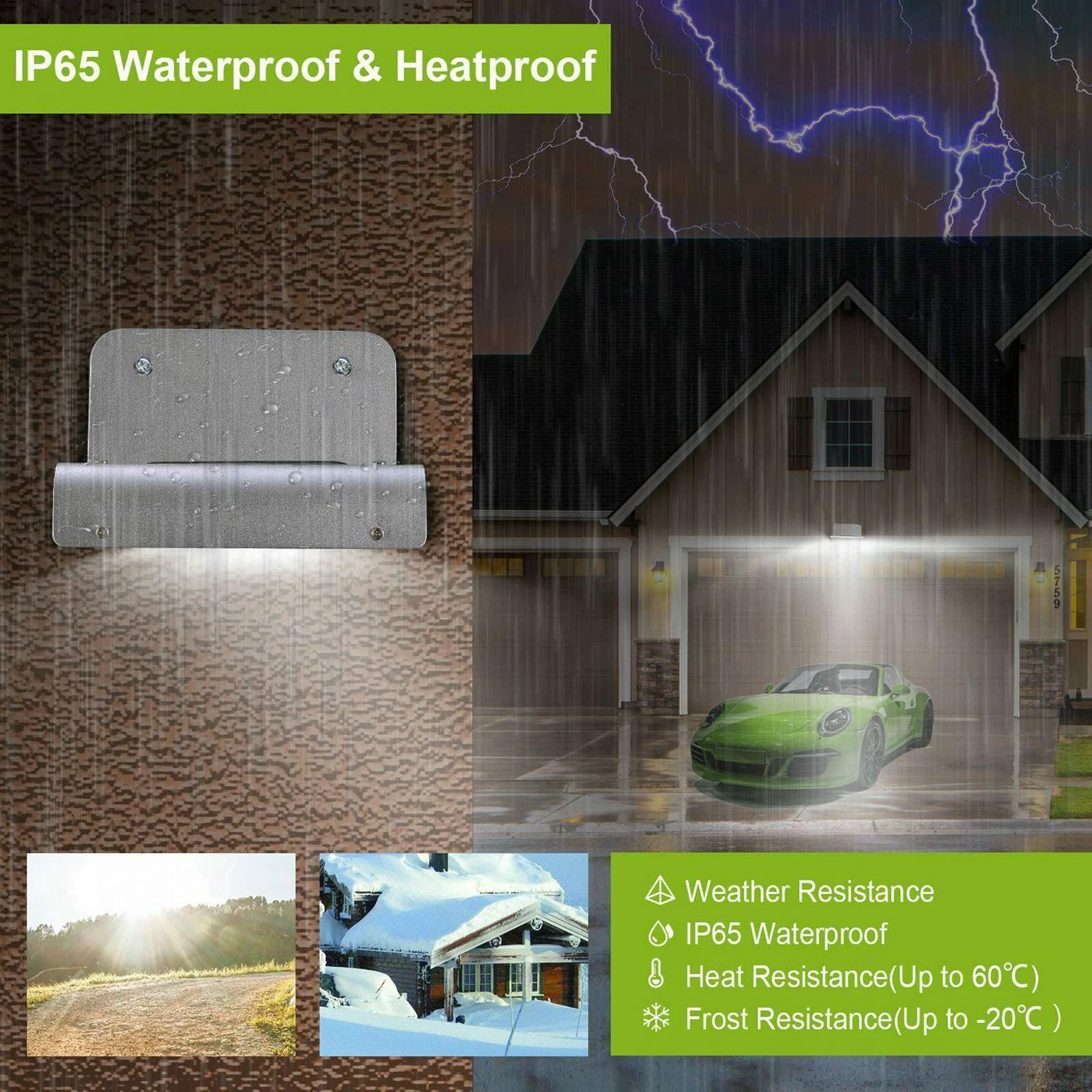 Home 16 LED Solar Power Motion Sensor Garden Security Light Outdoor Waterproof