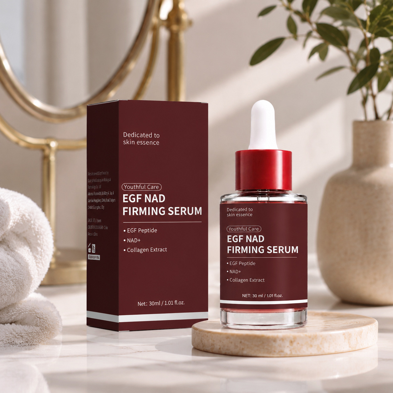 NAD Firming Serum For Skin Tightening Lifting And Revitalizing Daily Anti Aging Face Essence 30ml