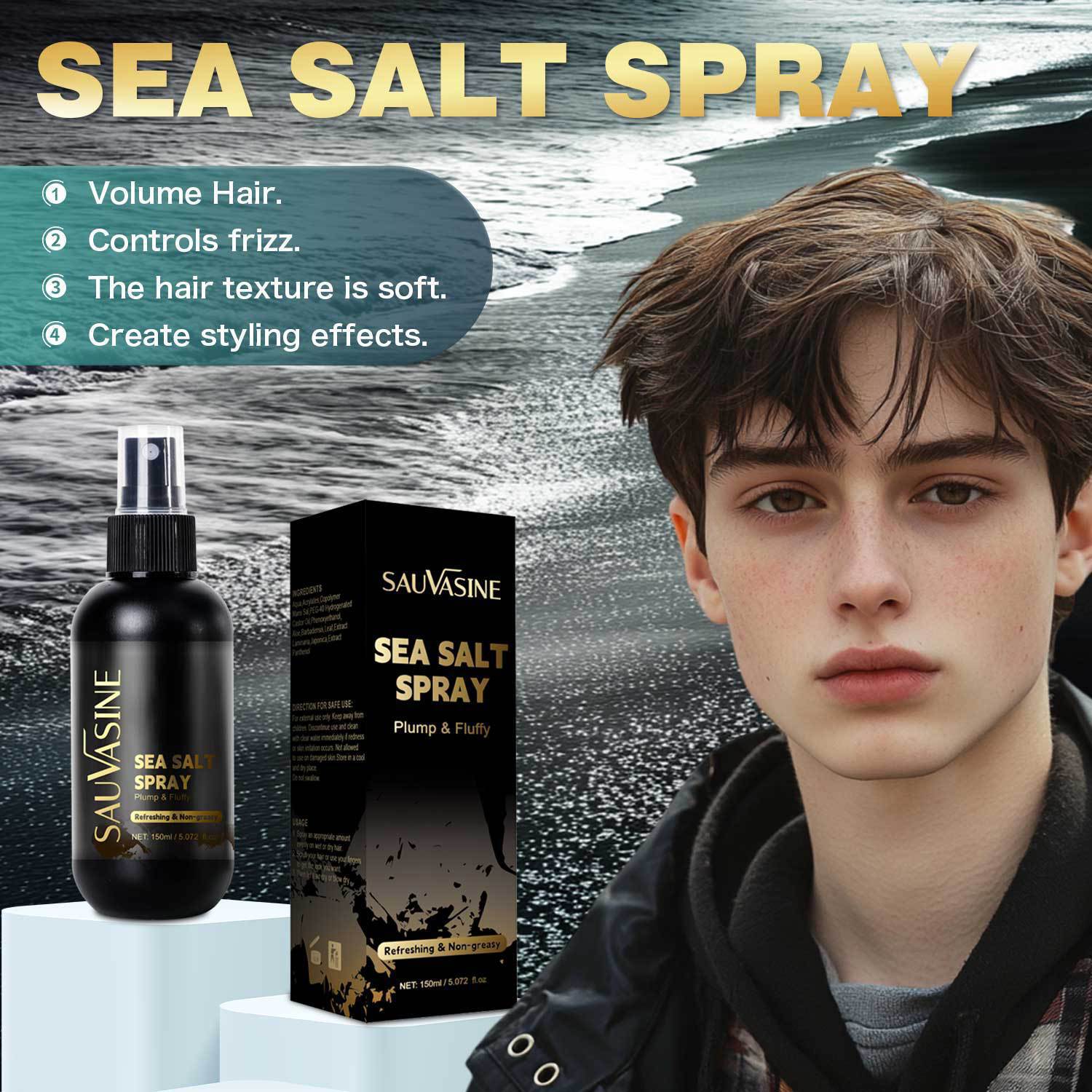 Sea Salt Spray For Hair Volumizing Texturizing And Beach Wave Look Lightweight Styling Mist 150ml