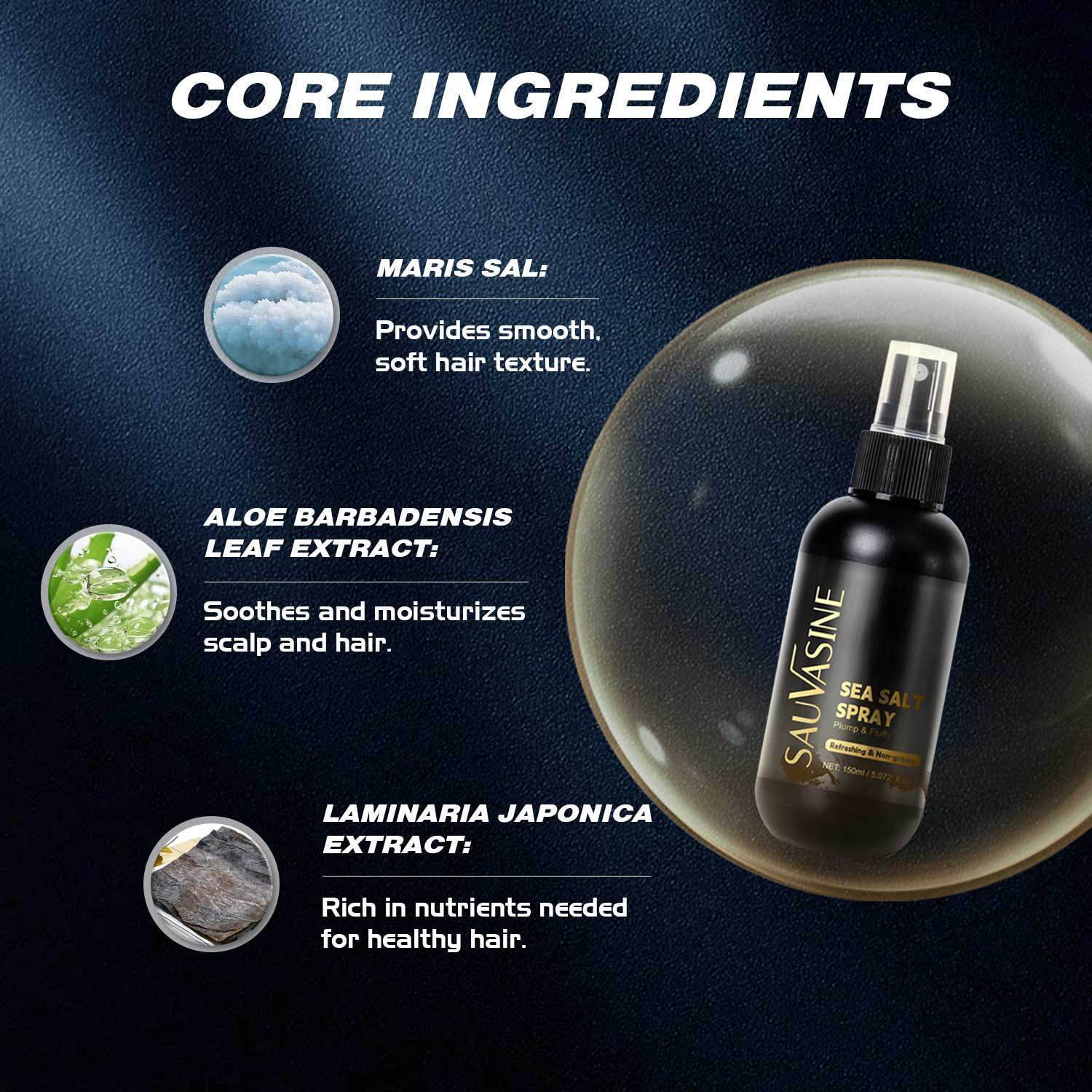 Sea Salt Spray For Hair Volumizing Texturizing And Beach Wave Look Lightweight Styling Mist 150ml