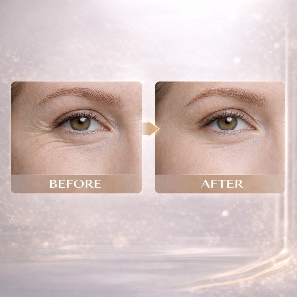 Anti Aging Retinol Eye Tightener Cream For Firming Smoothing And Reducing Fine Lines Eye Contour Treatment 20g
