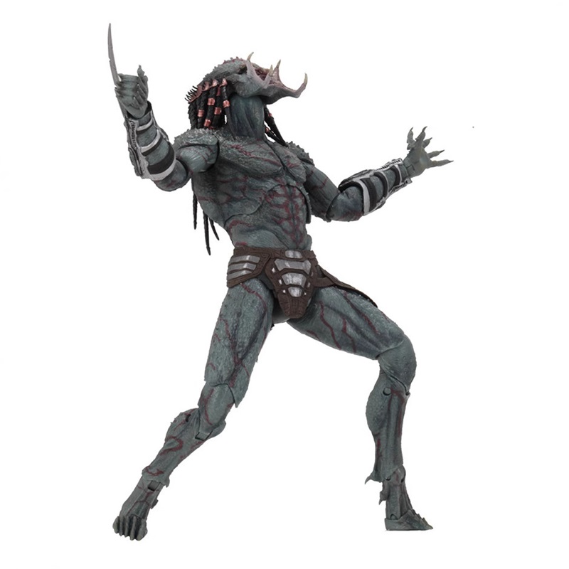 NECA Predator 2018 Movie Version Predator Hunter 12 Inch Articulated Action Figure Model Toy Collectible For Display Collection Hobby Enthusiasts
