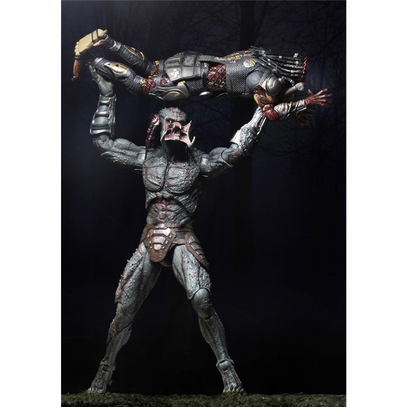NECA Predator 2018 Movie Version Predator Hunter 12 Inch Articulated Action Figure Model Toy Collectible For Display Collection Hobby Enthusiasts
