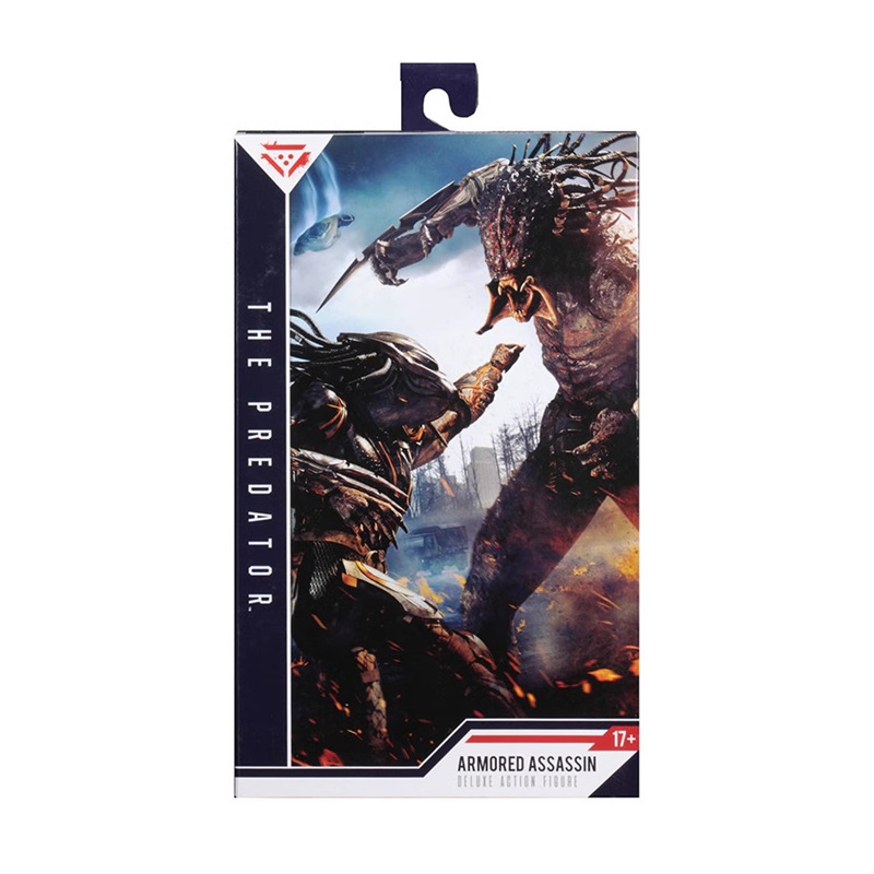NECA Predator 2018 Movie Version Predator Hunter 12 Inch Articulated Action Figure Model Toy Collectible For Display Collection Hobby Enthusiasts