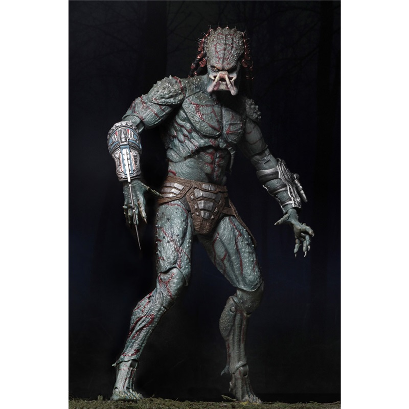 NECA Predator 2018 Movie Version Predator Hunter 12 Inch Articulated Action Figure Model Toy Collectible For Display Collection Hobby Enthusiasts