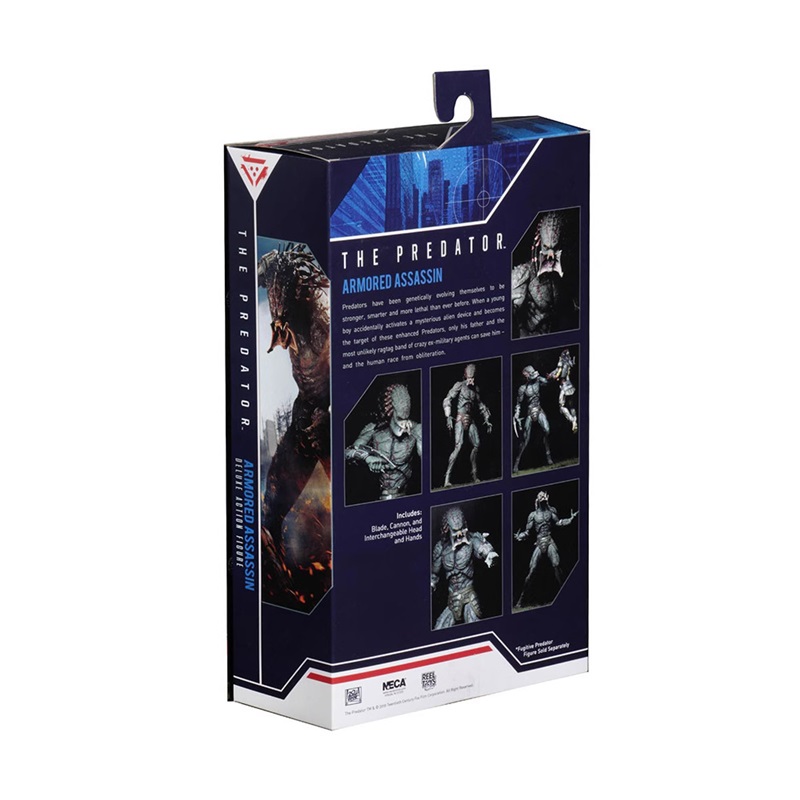 NECA Predator 2018 Movie Version Predator Hunter 12 Inch Articulated Action Figure Model Toy Collectible For Display Collection Hobby Enthusiasts