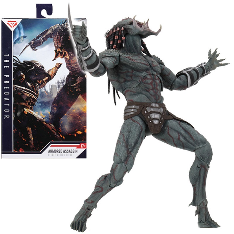 NECA Predator 2018 Movie Version Predator Hunter 12 Inch Articulated Action Figure Model Toy Collectible For Display Collection Hobby Enthusiasts