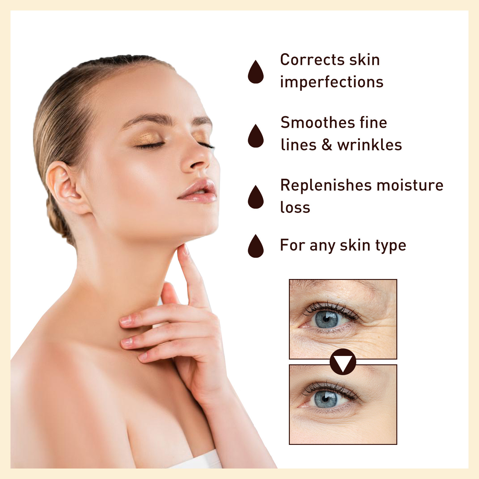 Rice Smooth Essence Gentle Daily Care Facial Serum for Soft and Radiant Skin Natural