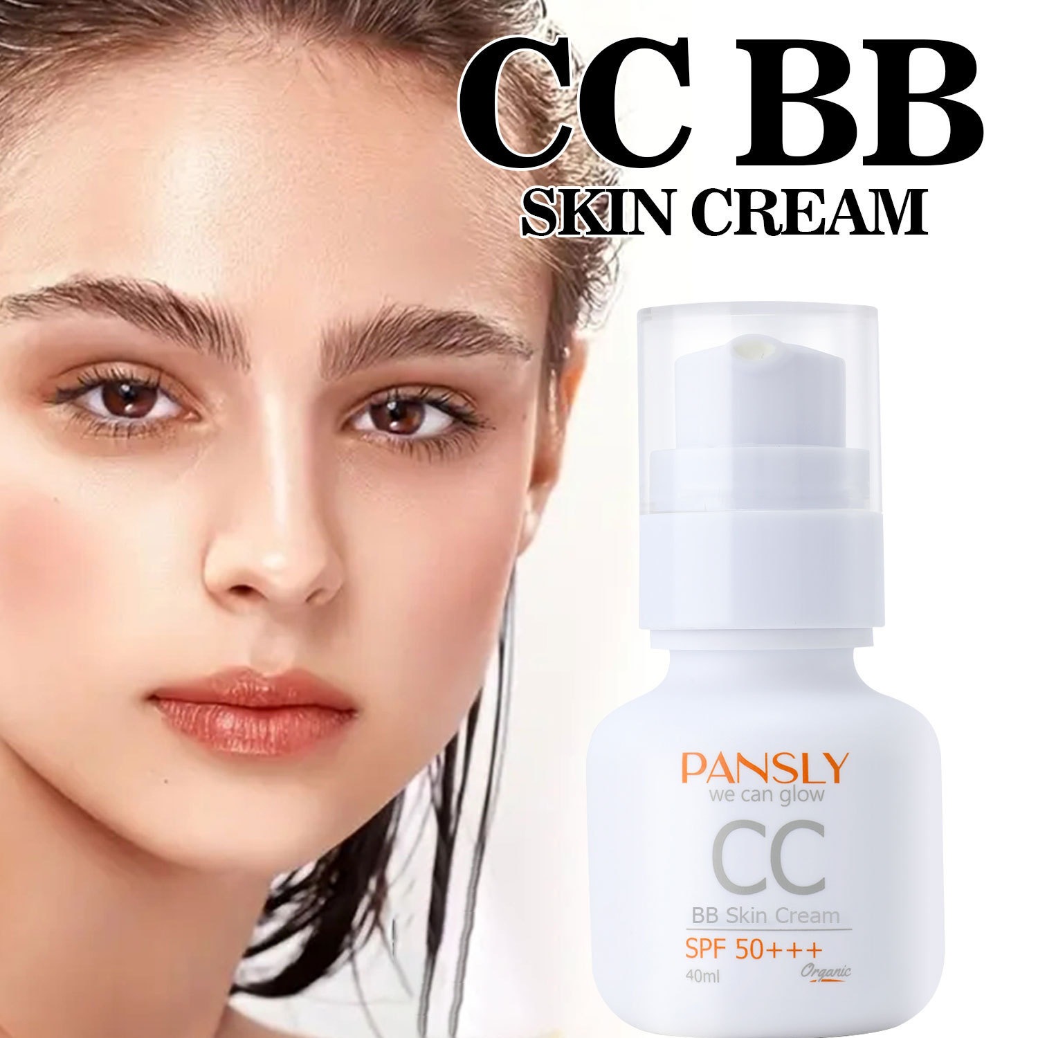 Pansly CC Cream Oil Control Colour Correction Hydrating Long Lasting Concealer for Women Daily Use Natural