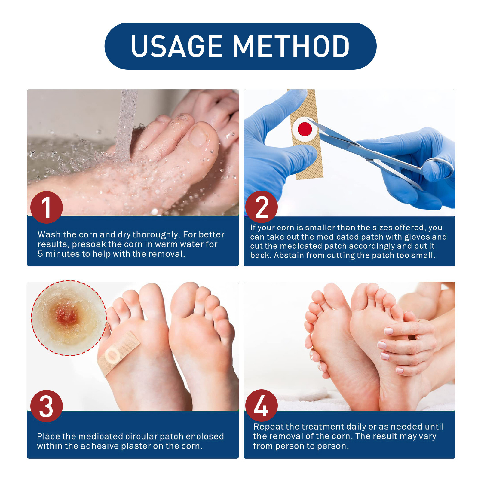 Corn Care Patch For Foot Callus Removal Softening And Daily Foot Comfort Treatment