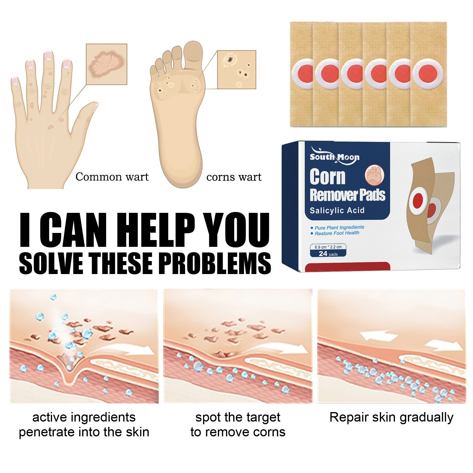 Corn Care Patch For Foot Callus Removal Softening And Daily Foot Comfort Treatment