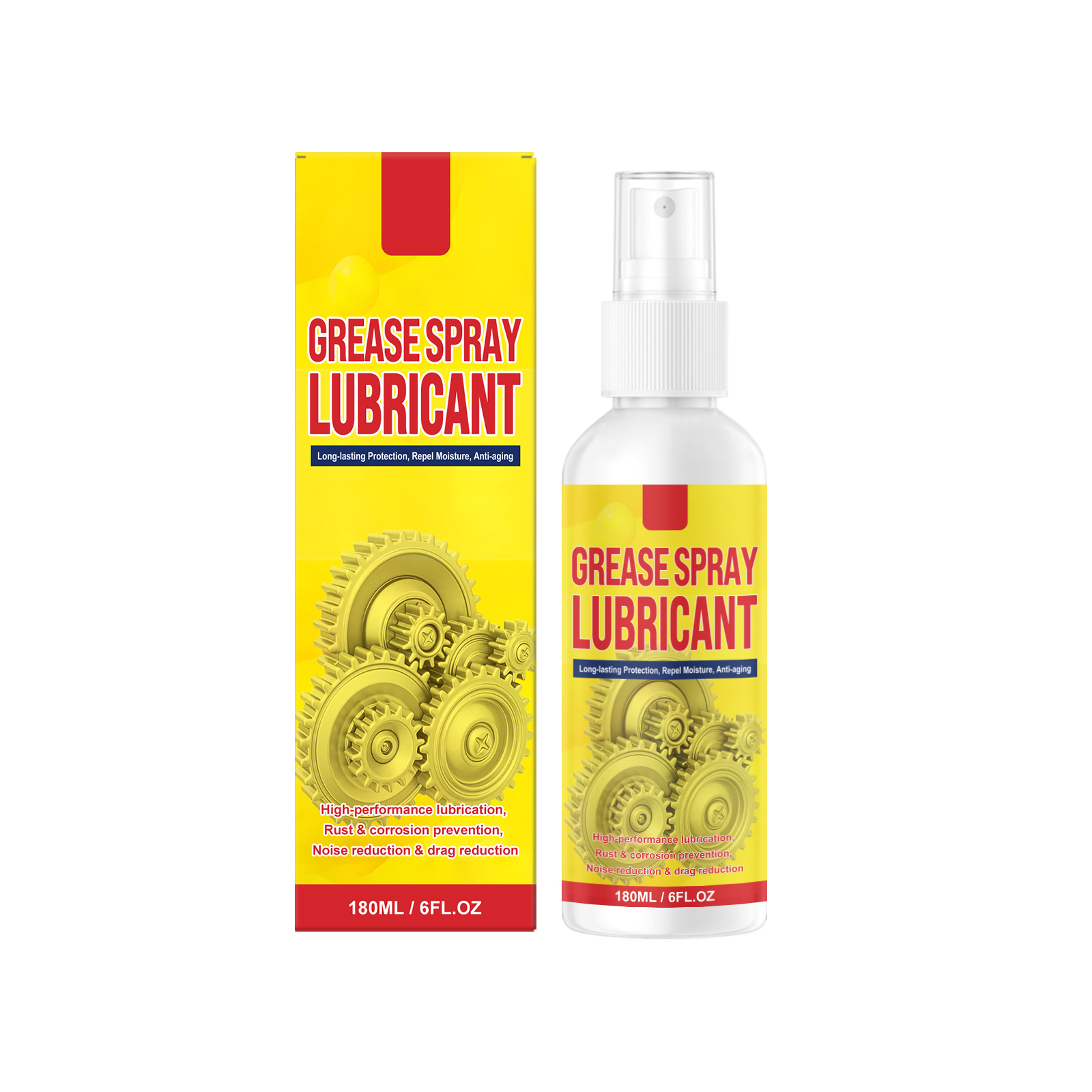 Rust Removing Lubricating Spray Multipurpose Industrial Household Mechanical Equipment Maintenance Care Agent For Metal Surface Daily Hardware Upkeep