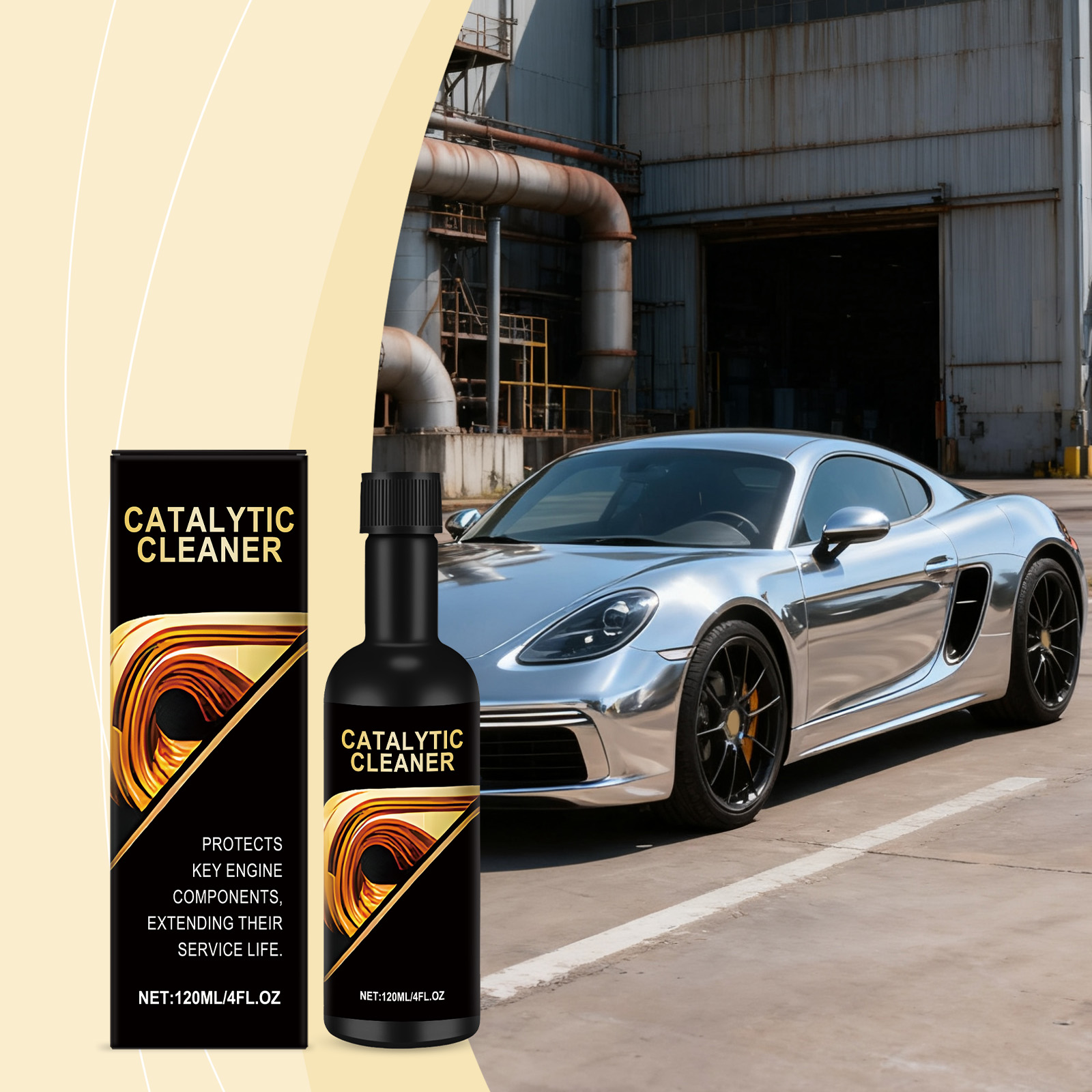 Automotive Three Way Catalytic Converter Cleaner Daily Vehicle Maintenance Essential Gasoline Automobile Engine Carbon Deposit Remover