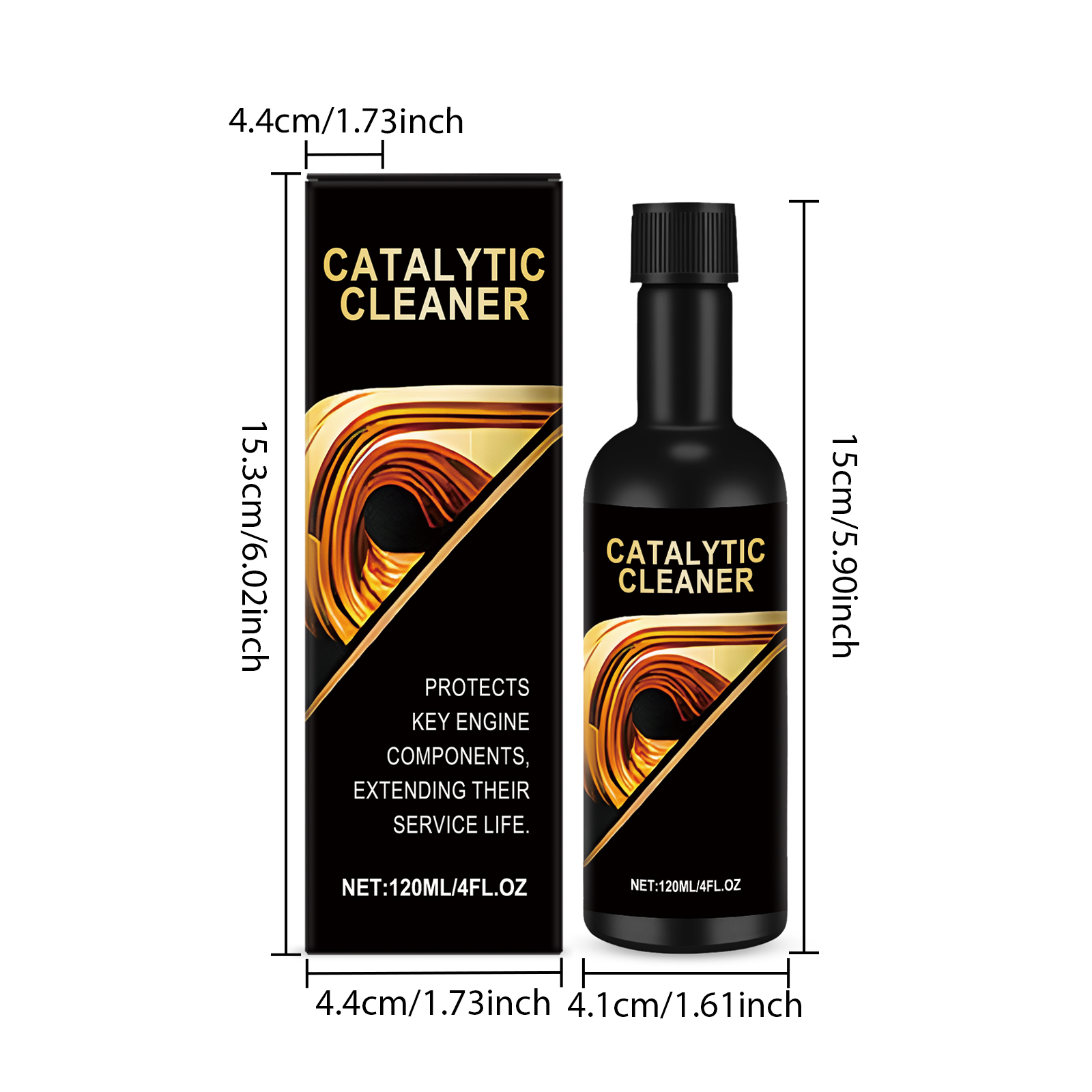 Automotive Three Way Catalytic Converter Cleaner Daily Vehicle Maintenance Essential Gasoline Automobile Engine Carbon Deposit Remover