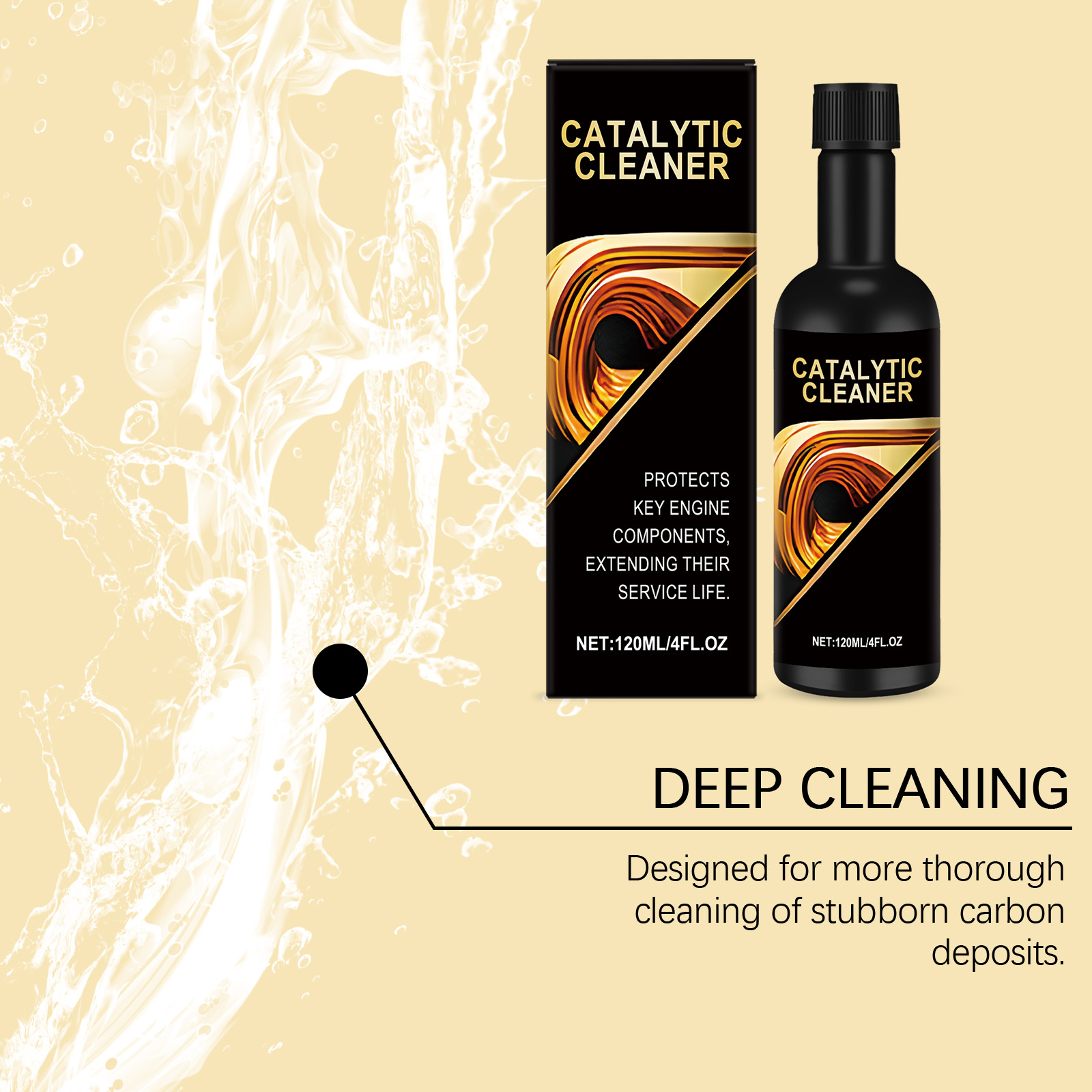 Automotive Three Way Catalytic Converter Cleaner Daily Vehicle Maintenance Essential Gasoline Automobile Engine Carbon Deposit Remover