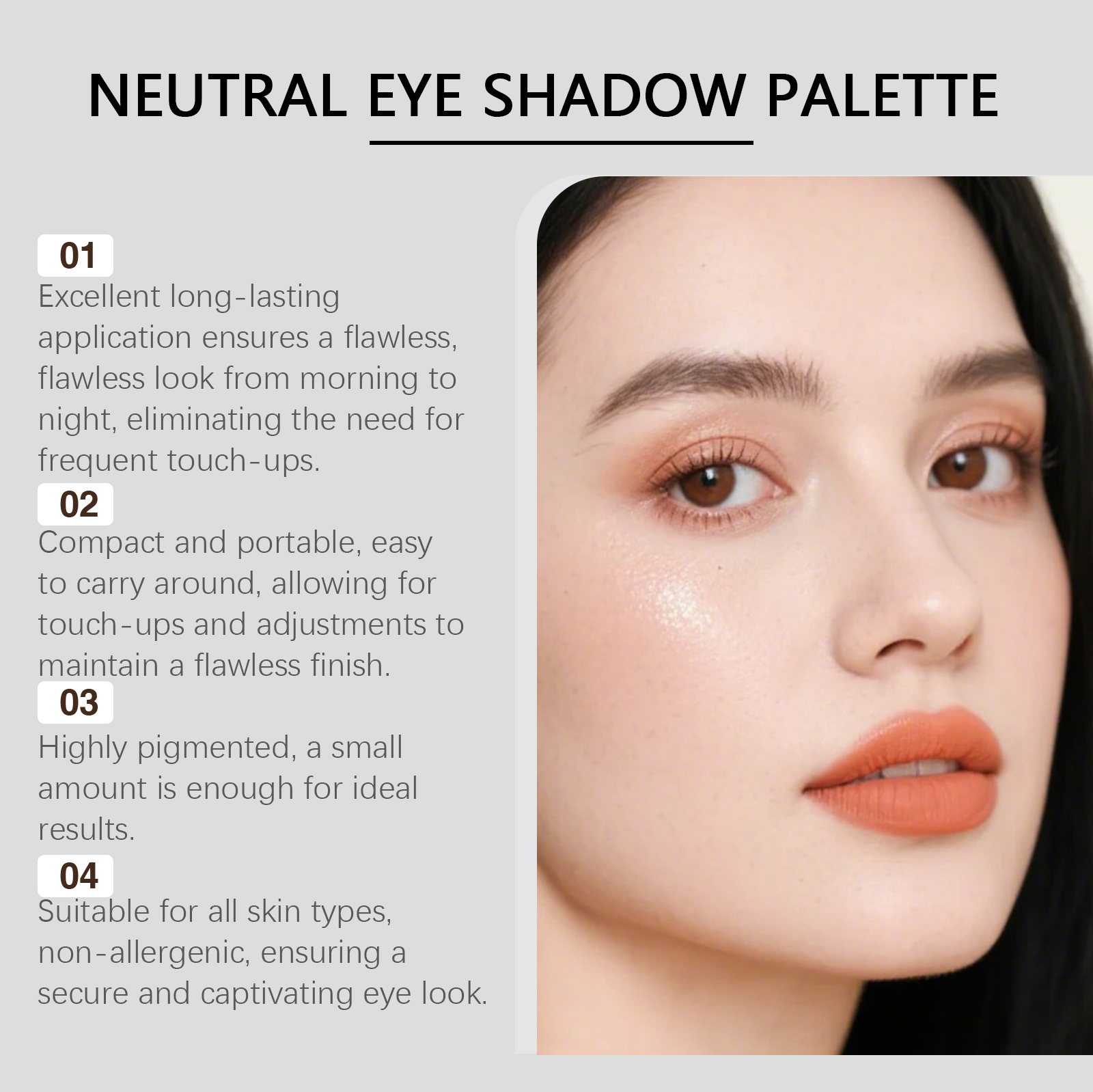 Nine Shades Eyeshadow Palette Multi Purpose Single Compact Daily Party Gathering Eye Makeup Cosmetic Item Portable Facial Beauty Kit