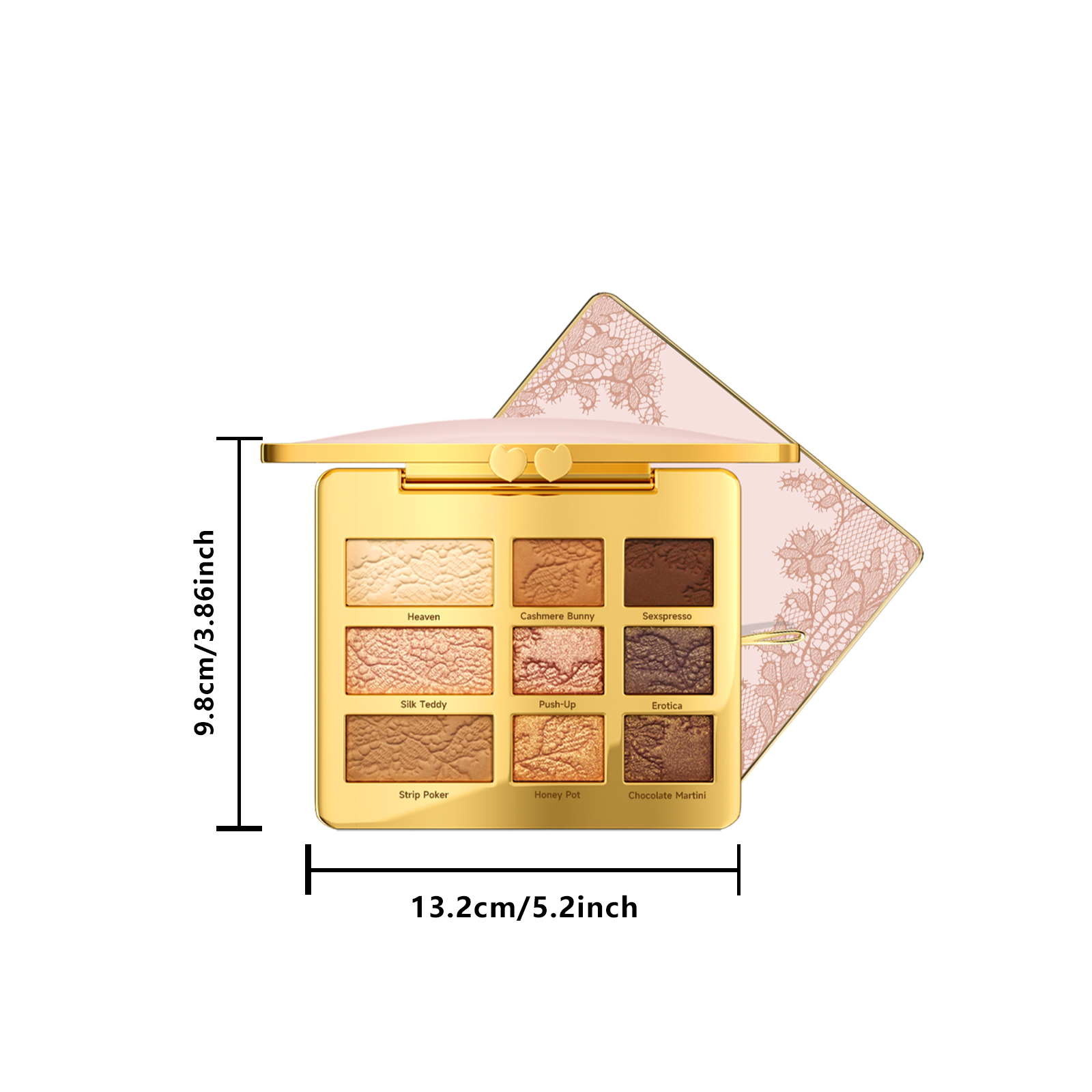 Nine Shades Eyeshadow Palette Multi Purpose Single Compact Daily Party Gathering Eye Makeup Cosmetic Item Portable Facial Beauty Kit