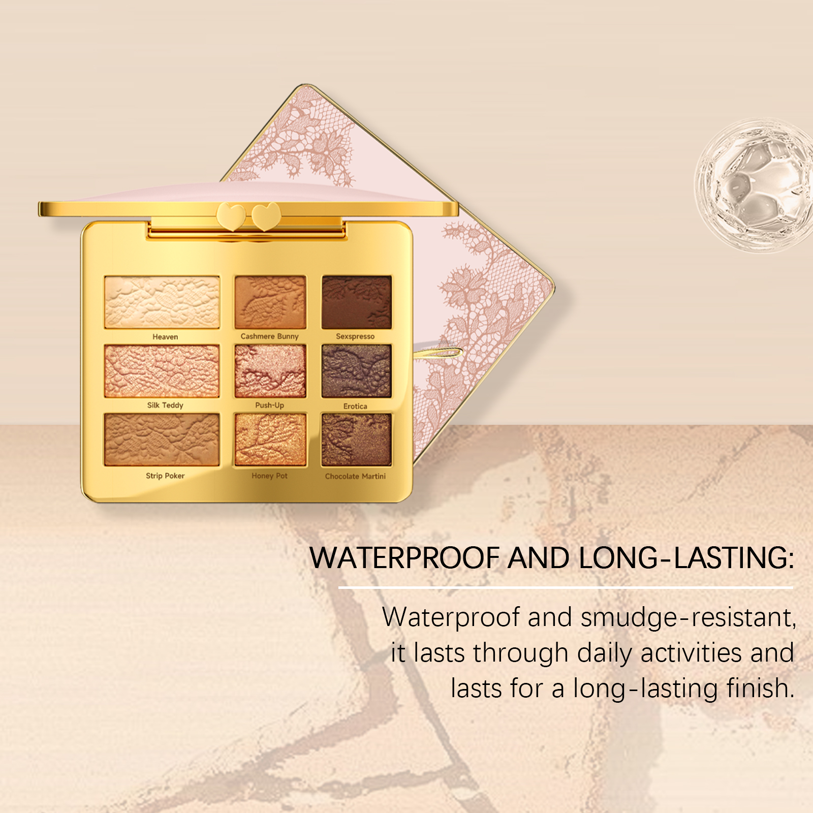Nine Shades Eyeshadow Palette Multi Purpose Single Compact Daily Party Gathering Eye Makeup Cosmetic Item Portable Facial Beauty Kit