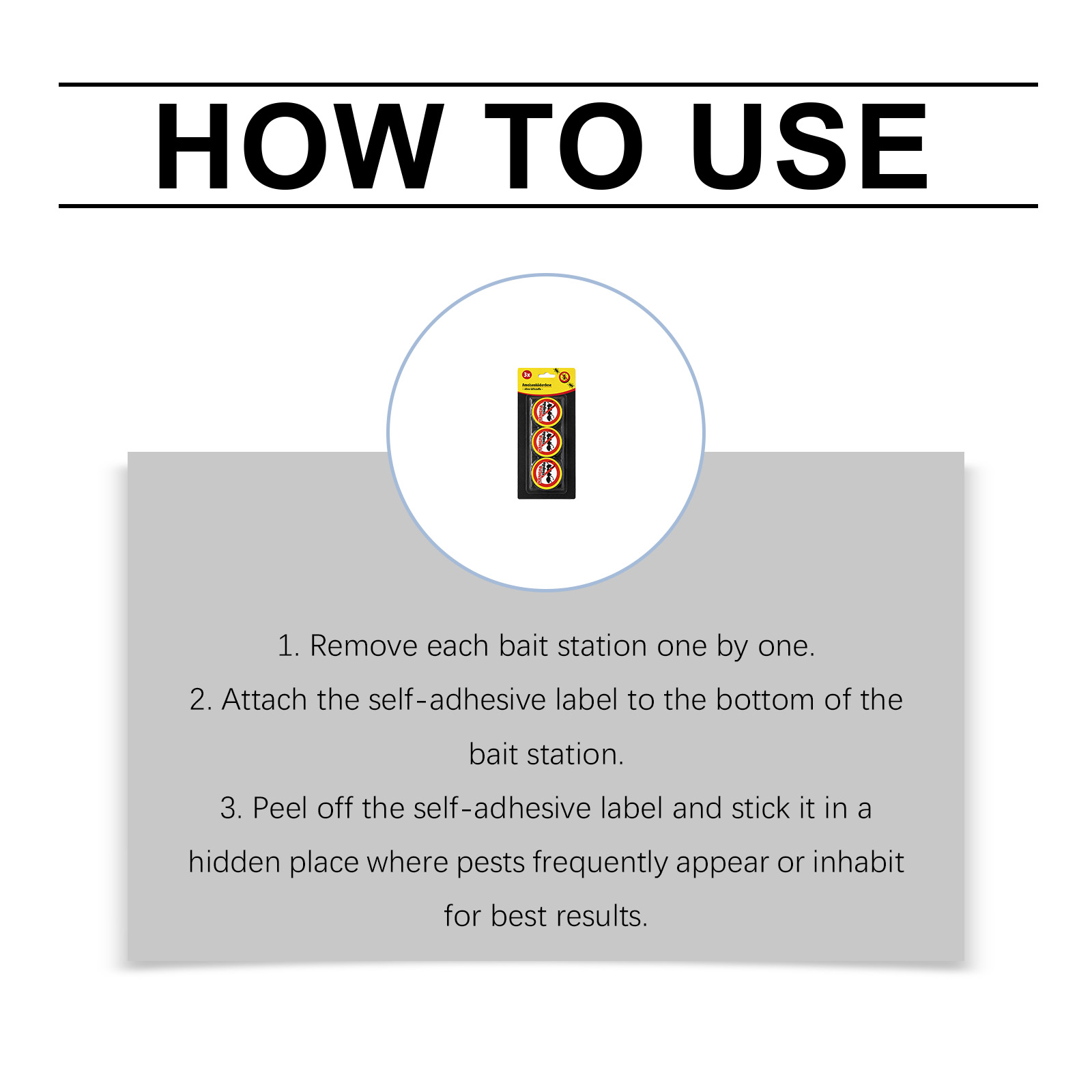 Ant Trap Box Household Powerful Ant Elimination Tool Whole Nest Pest Catcher Indoor Kitchen Washroom