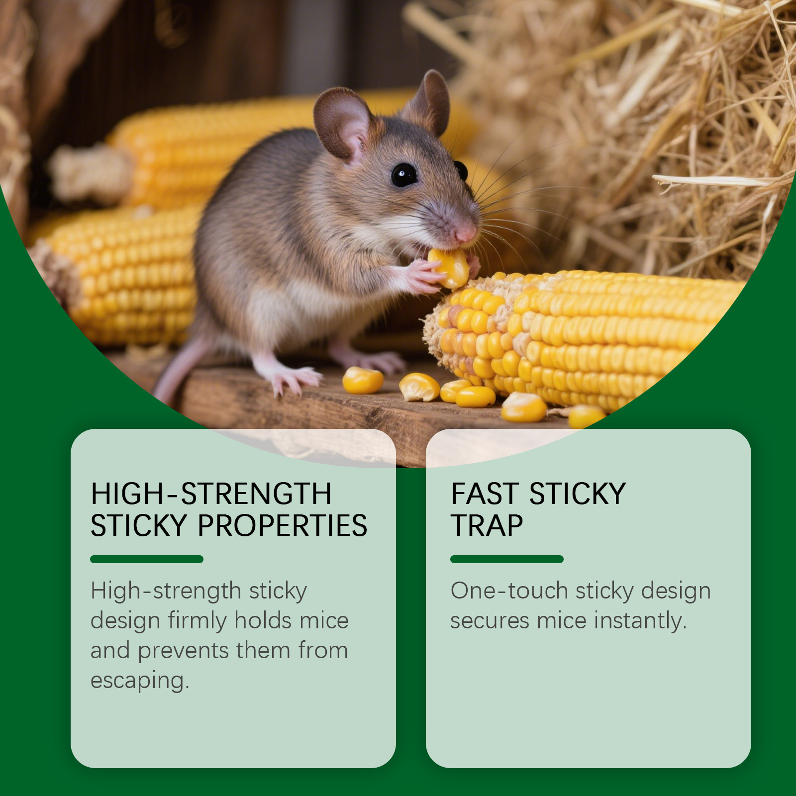 Glue Mouse Board High Viscosity Instant Adhesive Foldable For Home Warehouse Outdoor Catching Rodent Safe Practical Efficient Durable