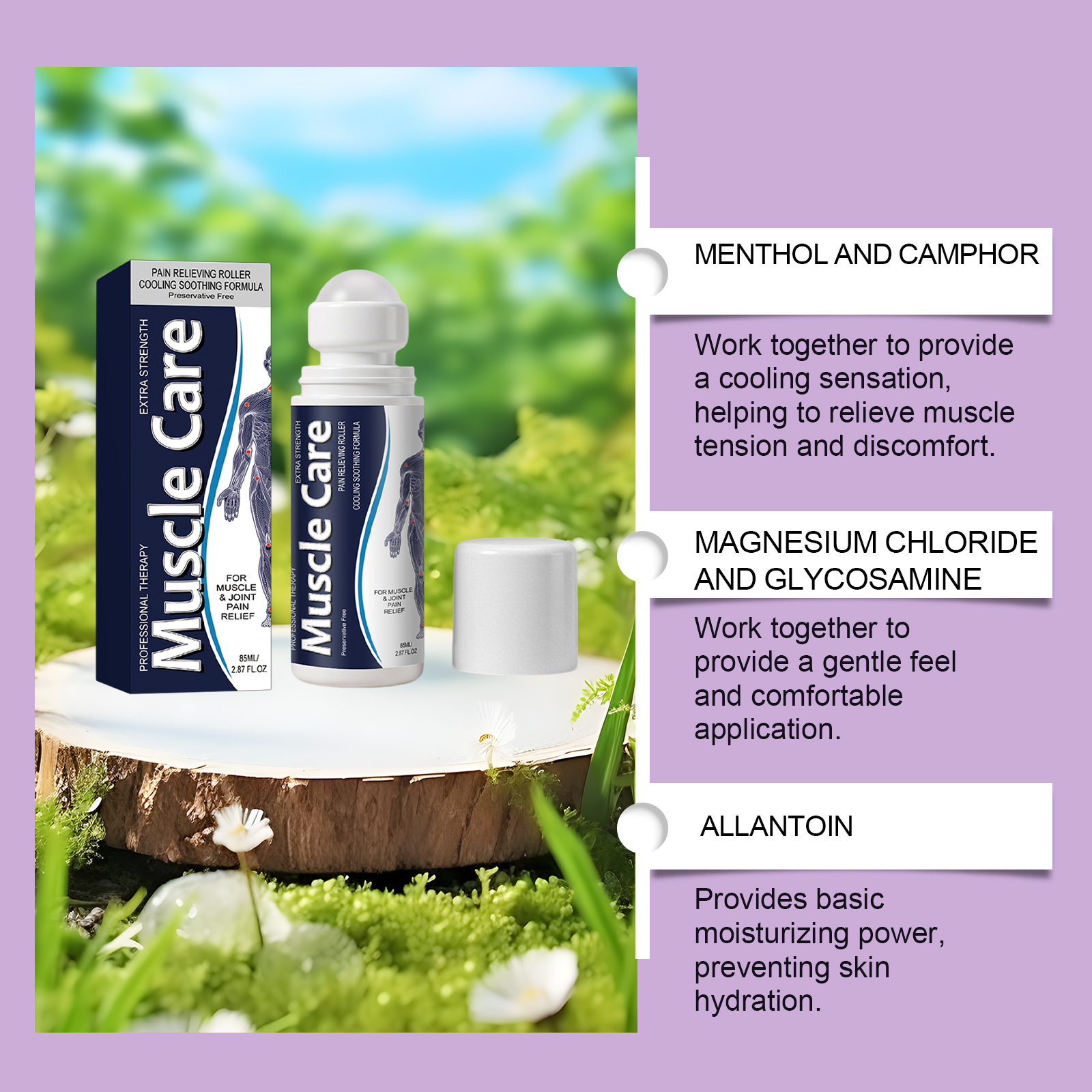 Body Care Cream Daily Soft Mild Formula Comfort Care External Massage Body Joint Skin Lotion