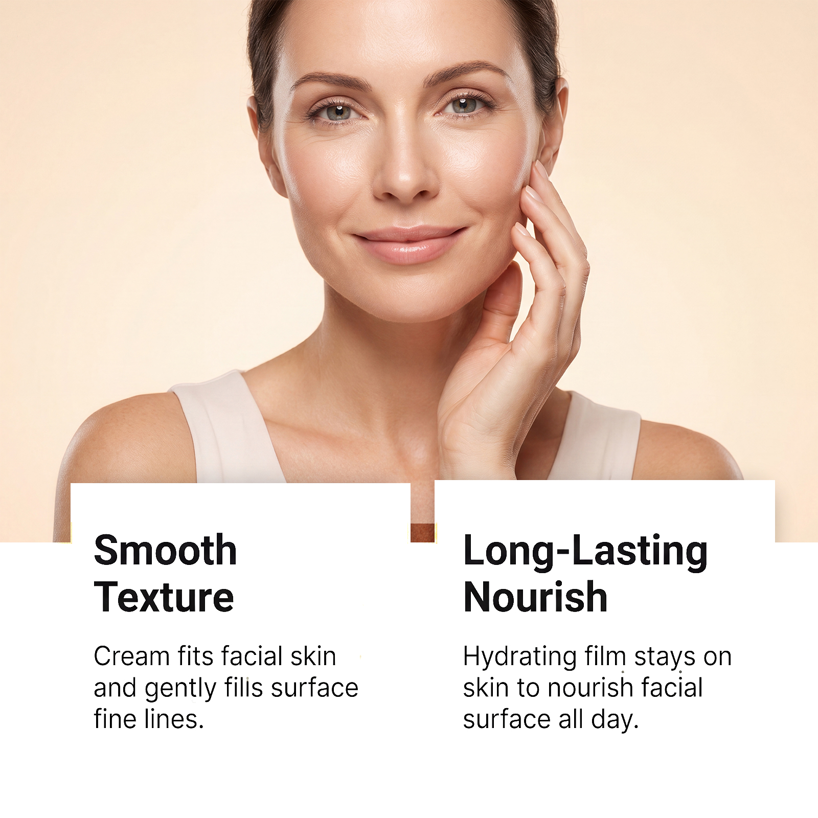 Facial Cream Moisturizing Nourishing Soft Smooth Wrinkle Gentle Daily Skin Care Lotion Treat