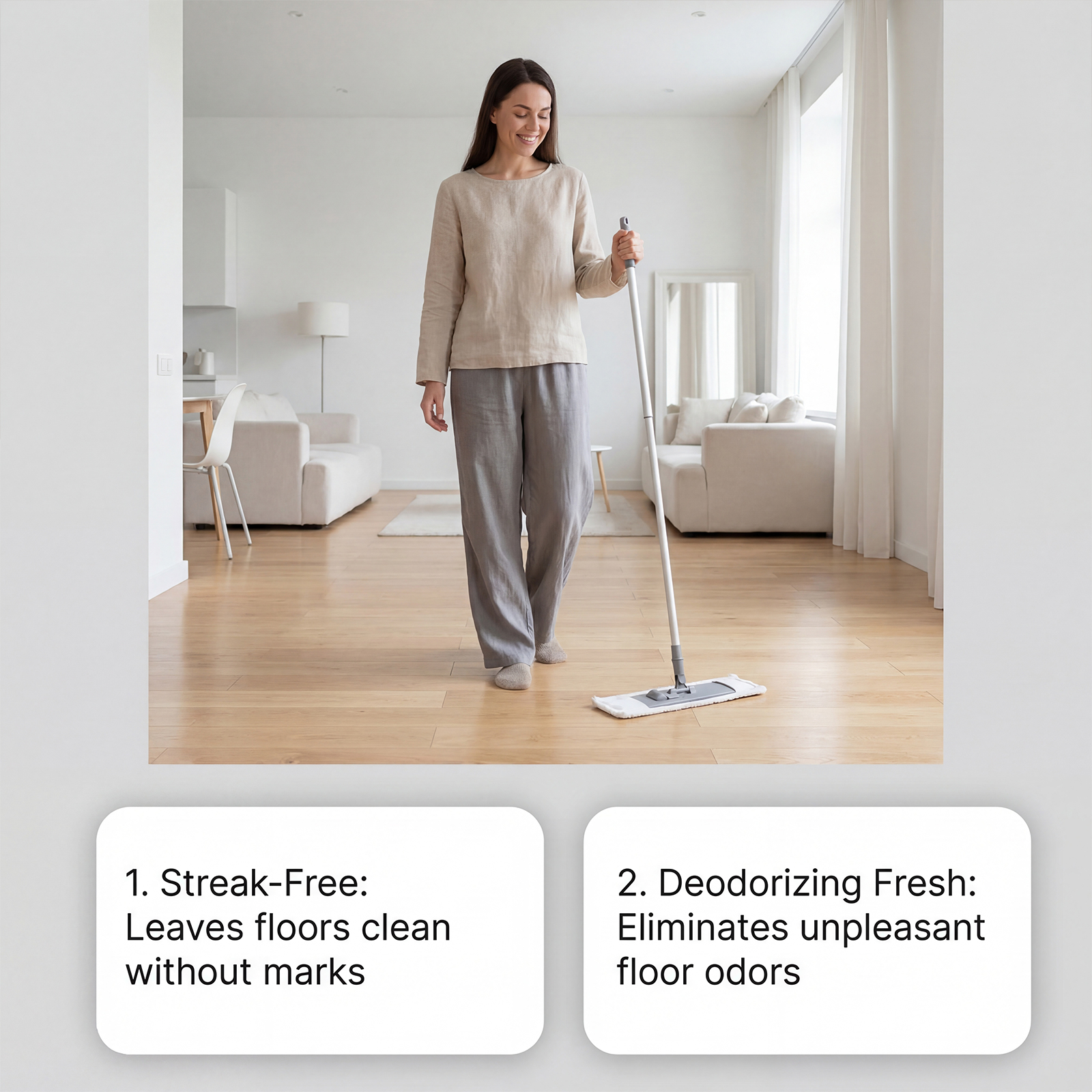Floor Cleaning Tablets Daily Clean Remove Scale Cut Odor Fresh Fragrance Clean Household Care