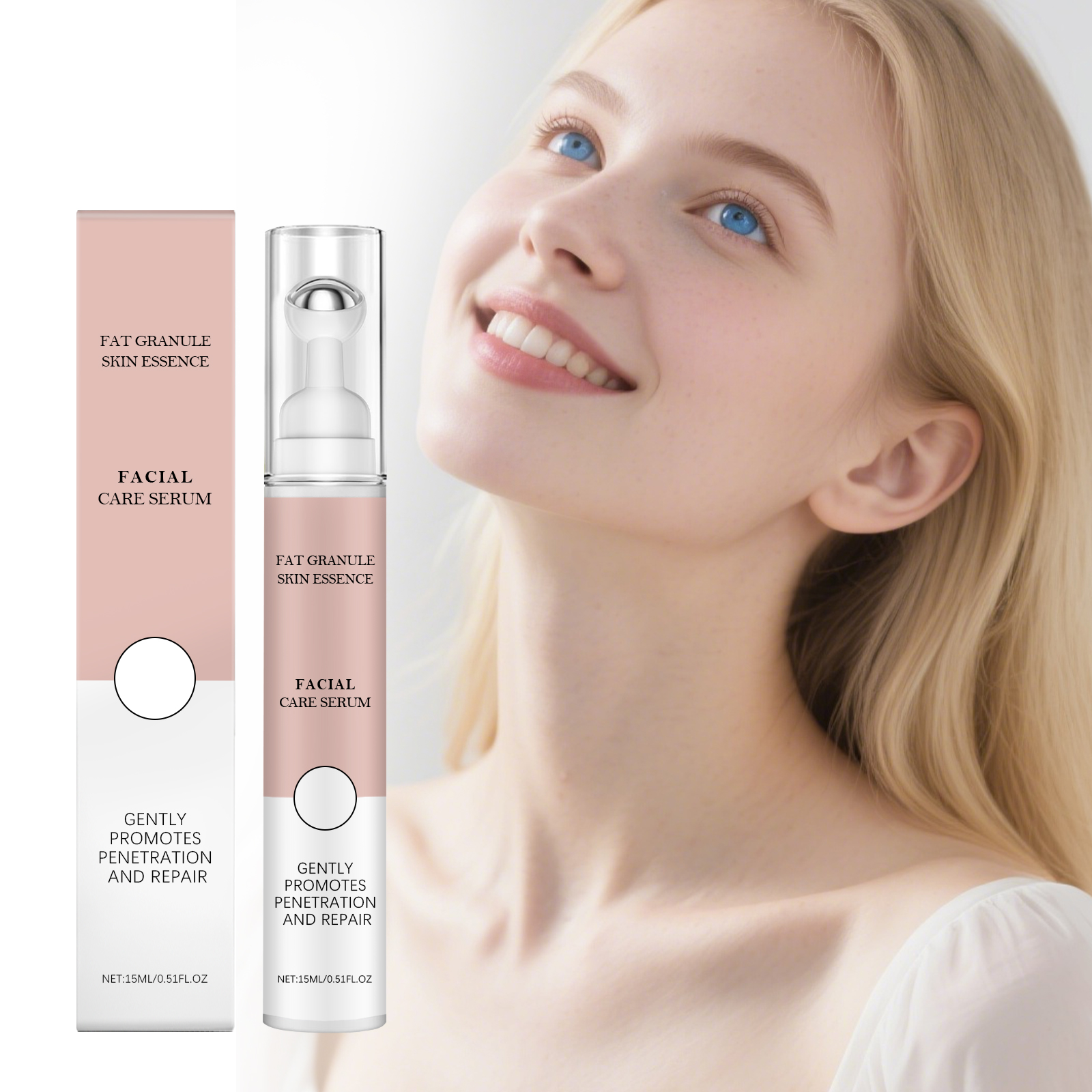 Skin Purifying Roller Essence Mild Clean Moisturizing Nourishing Hydrating Smooth Daily Care Local Skin Serum