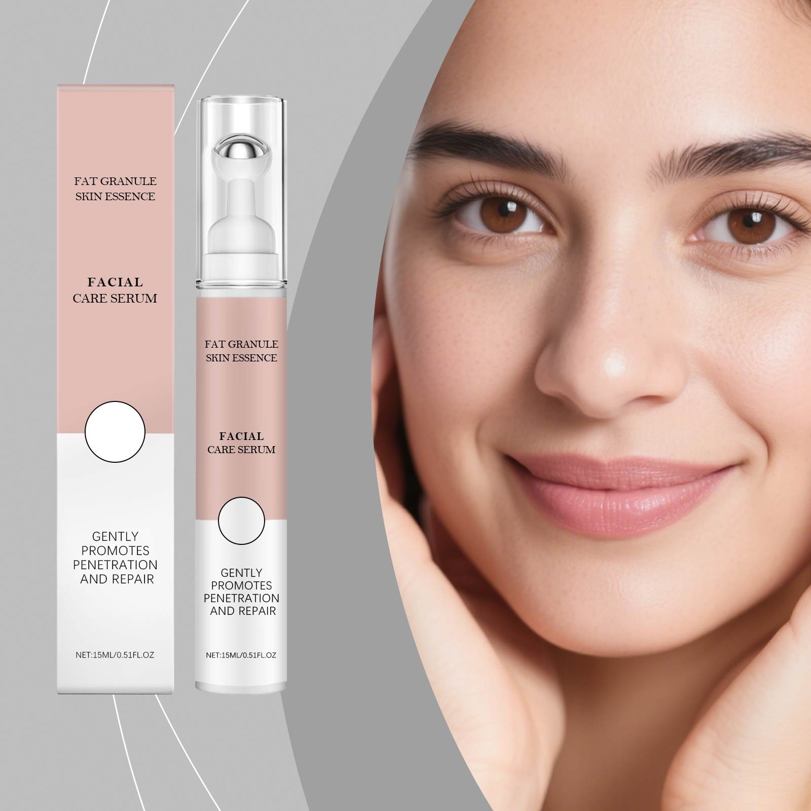 Skin Purifying Roller Essence Mild Clean Moisturizing Nourishing Hydrating Smooth Daily Care Local Skin Serum