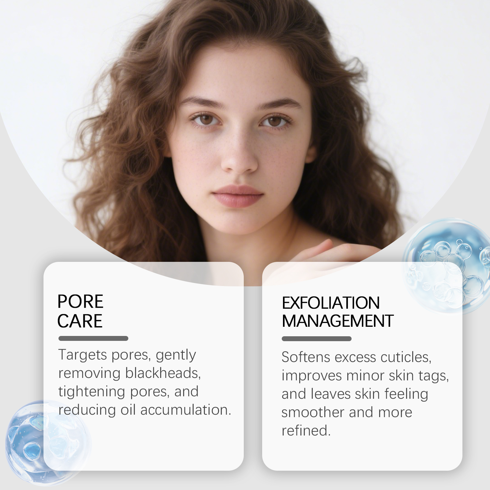 Skin Purifying Roller Essence Mild Clean Moisturizing Nourishing Hydrating Smooth Daily Care Local Skin Serum
