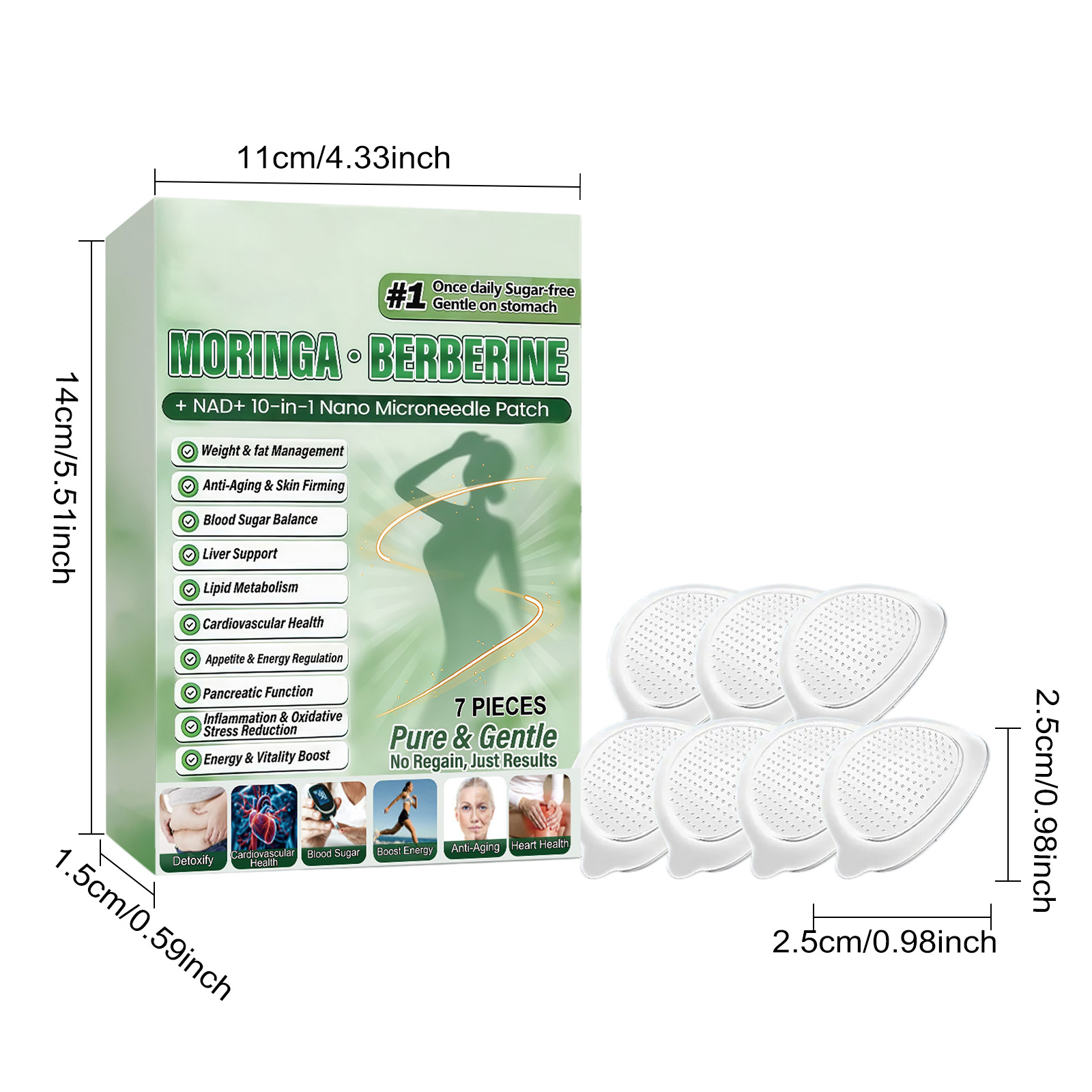 Body Care Patch Herbal Essence Mild Care Soft Breathable Easy Carry Skin Care