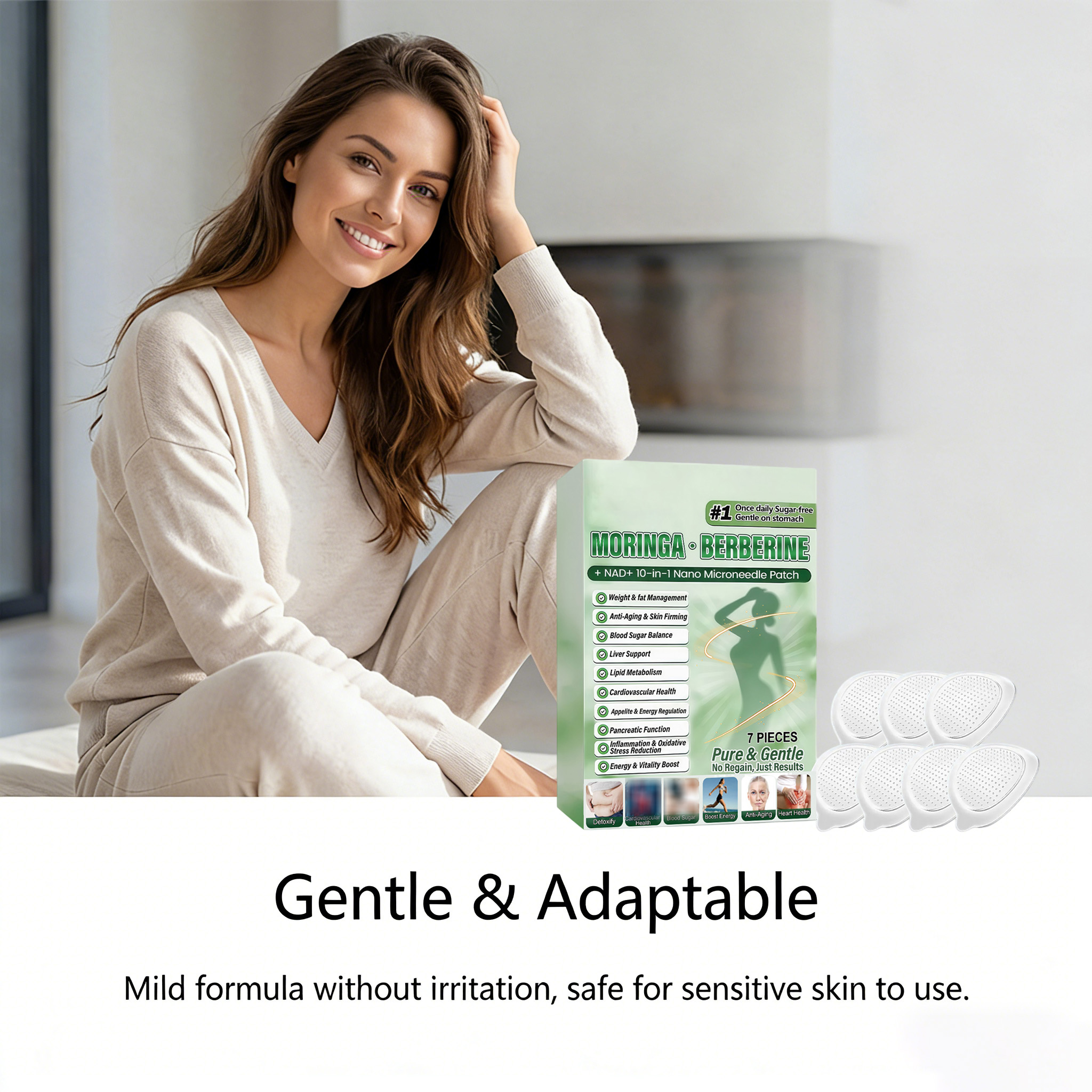 Body Care Patch Herbal Essence Mild Care Soft Breathable Easy Carry Skin Care