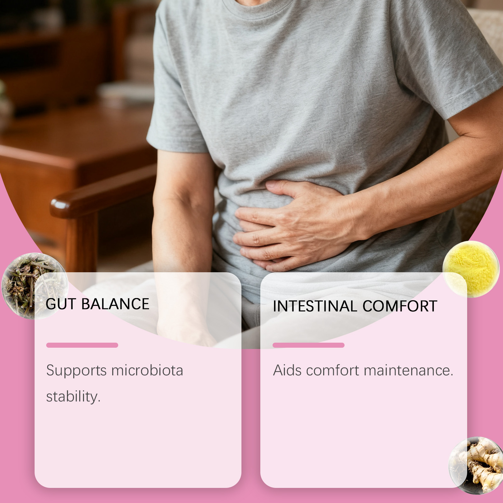 Body Care Capsules Gentle Formula Protect Daily Body Intestinal Function Balance Physical Conditioning