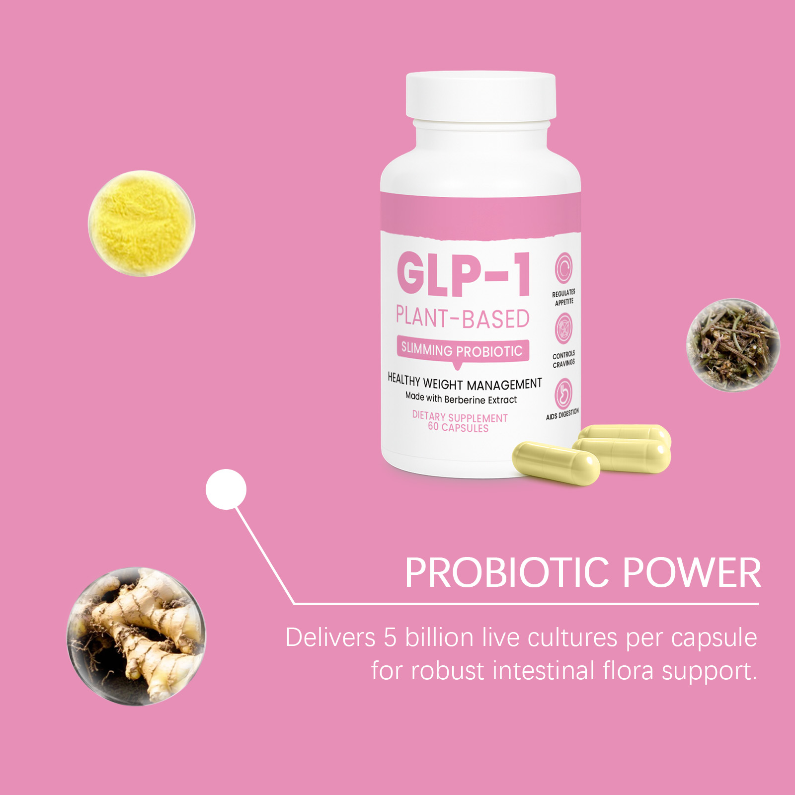 Body Care Capsules Gentle Formula Protect Daily Body Intestinal Function Balance Physical Conditioning