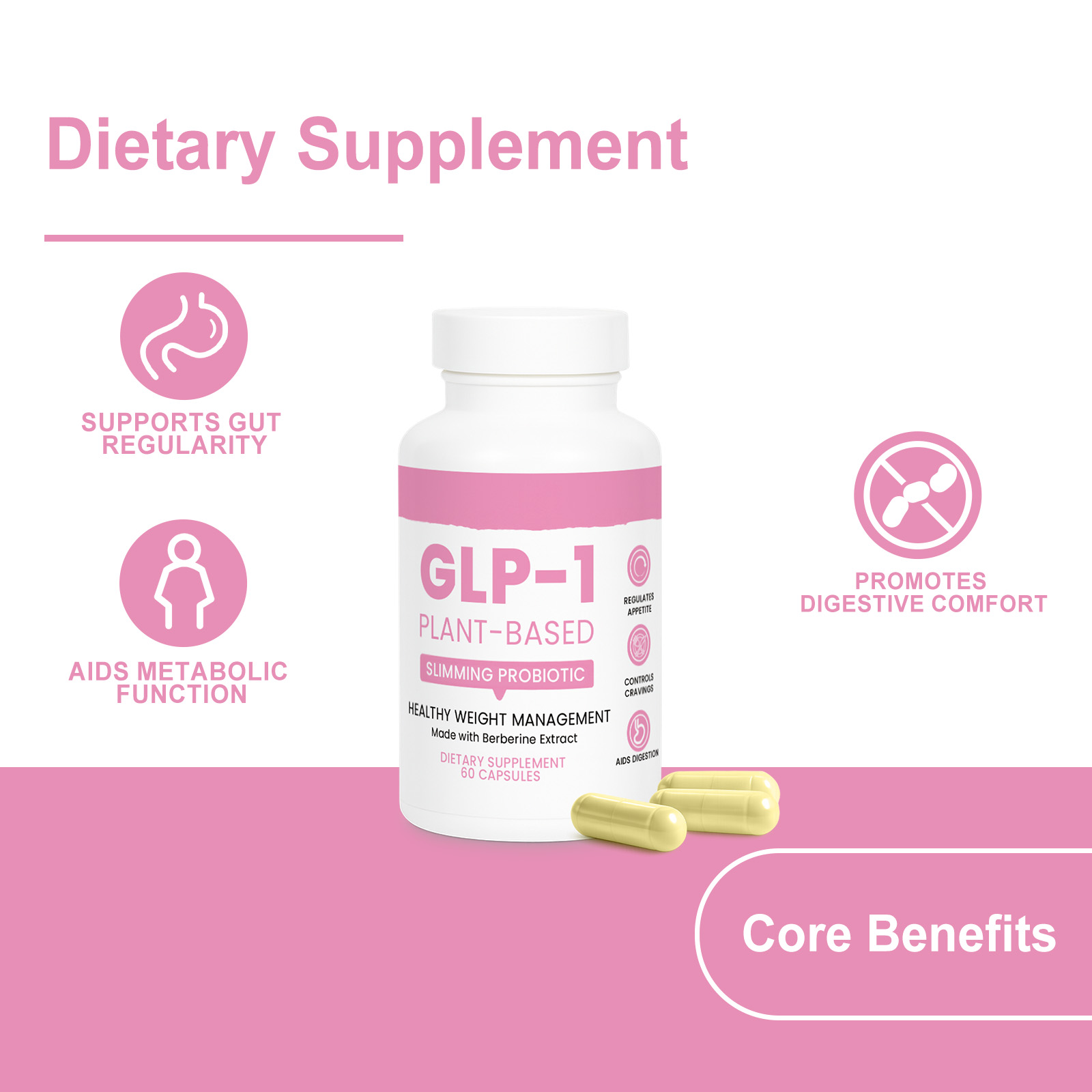 Body Care Capsules Gentle Formula Protect Daily Body Intestinal Function Balance Physical Conditioning