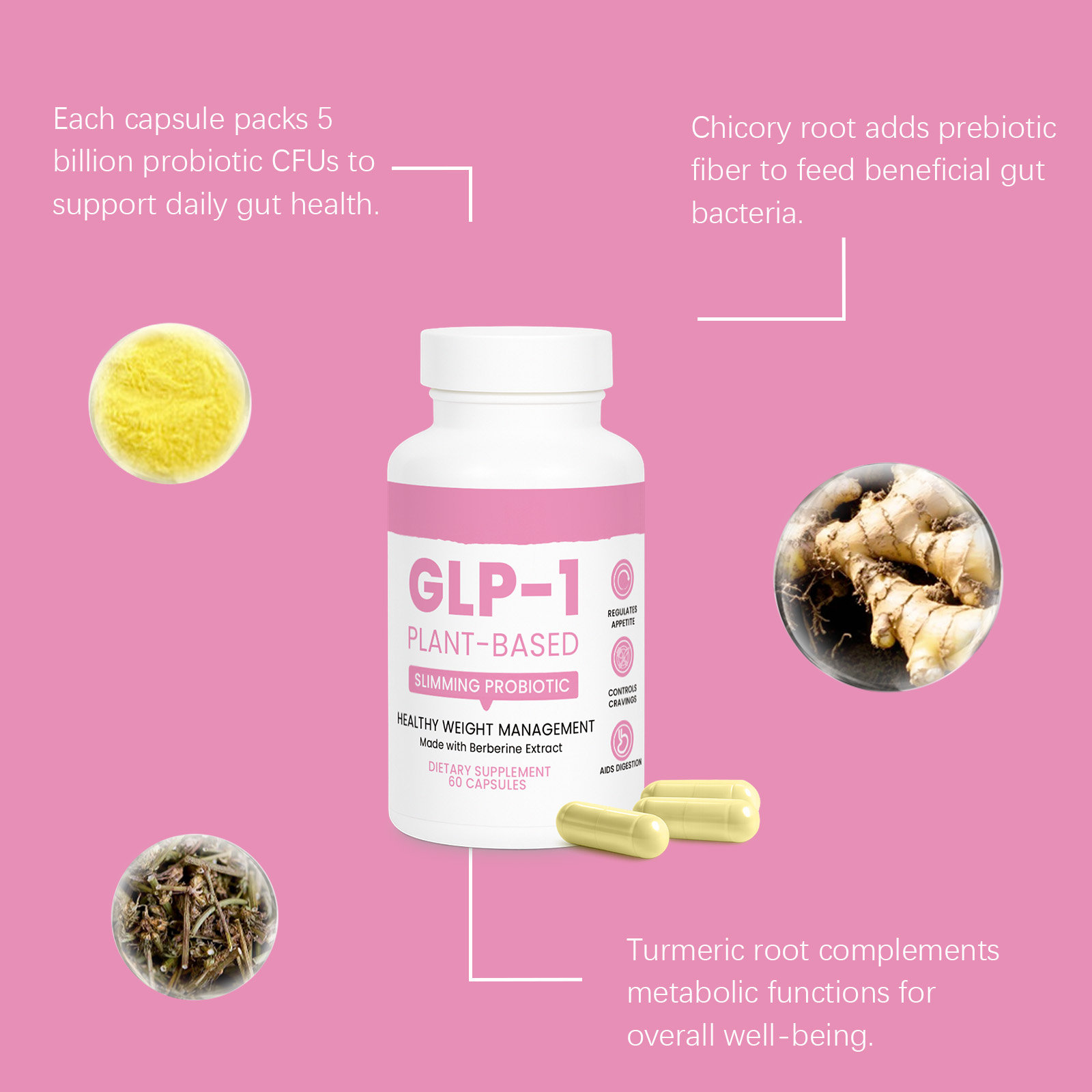 Body Care Capsules Gentle Formula Protect Daily Body Intestinal Function Balance Physical Conditioning