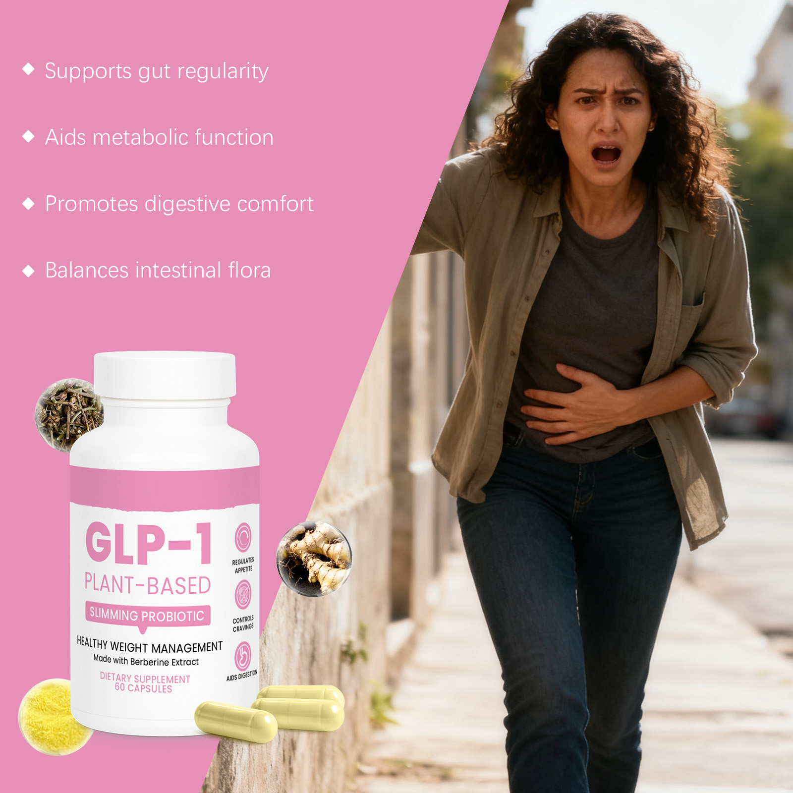 Body Care Capsules Gentle Formula Protect Daily Body Intestinal Function Balance Physical Conditioning