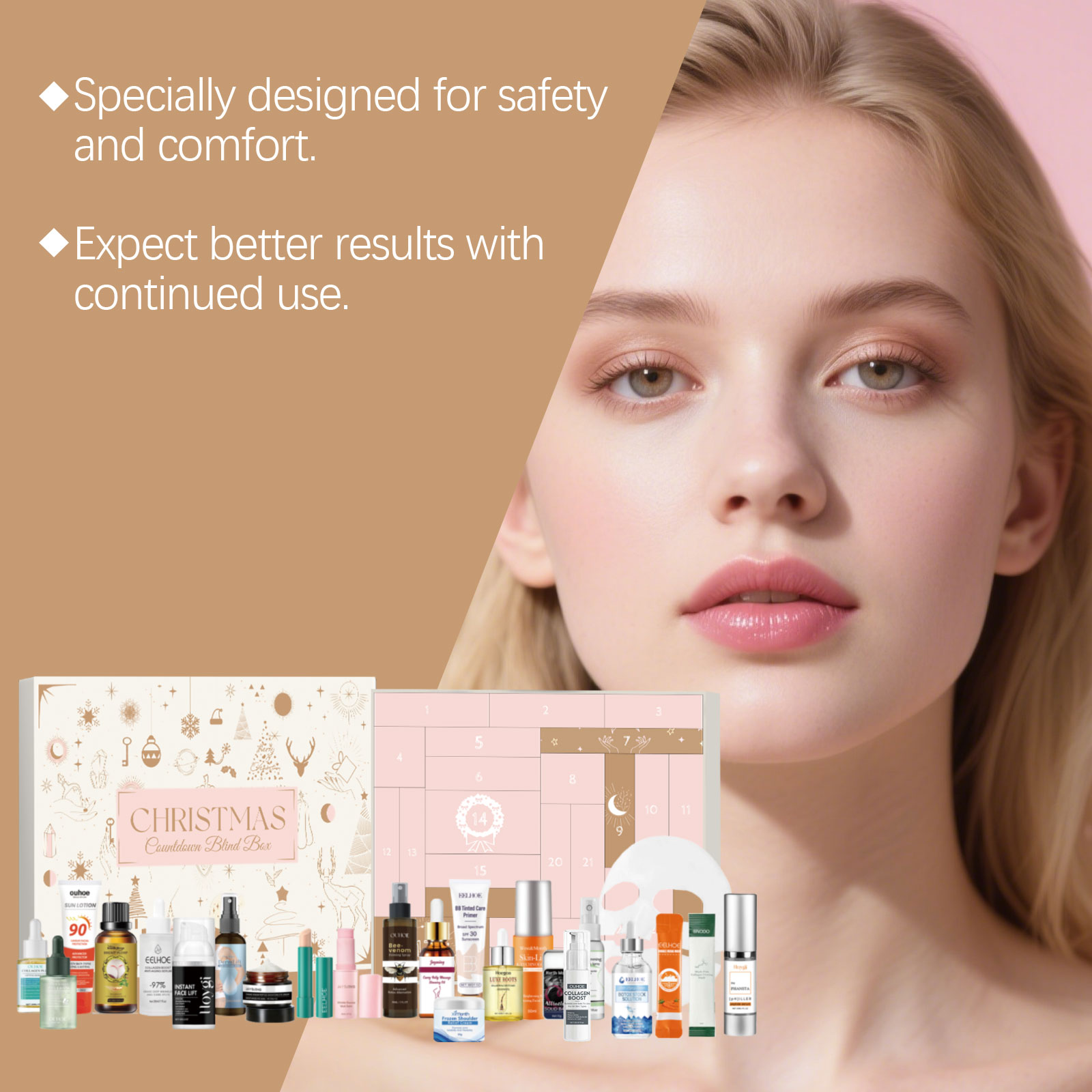 Cosmetic Surprise Gift Box Hydrating Moisturizing Nourishing Repair Facial Skin New Daily Skincare Supplies