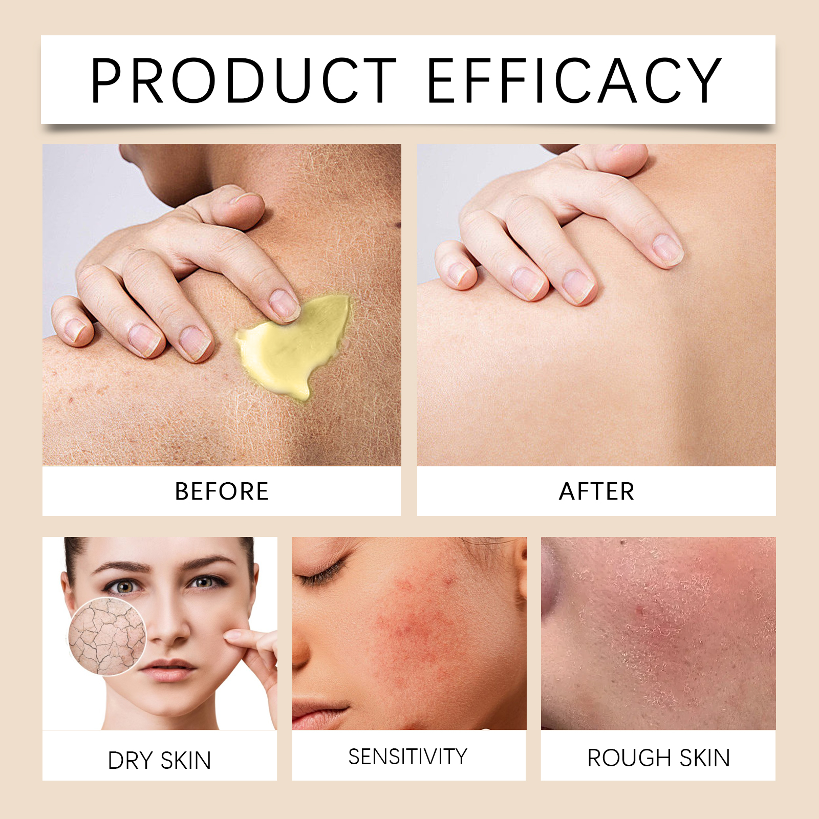 Beef Tallow Honey Cream Deep Nourish Improve Smooth Skin Moisturize Soften Body Lotion