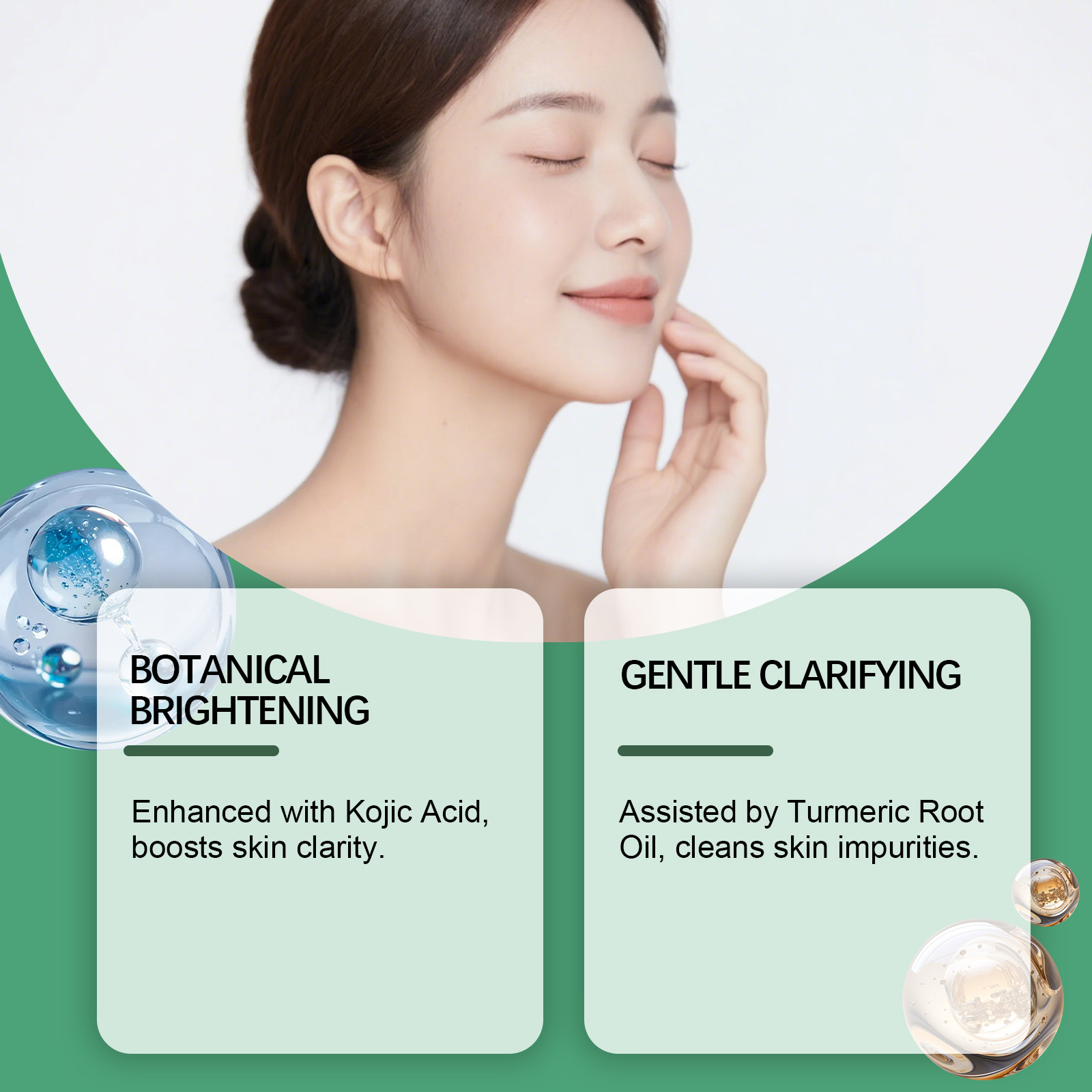 Plant Essence Soap Gentle Moisturizing Cleansing Refreshing Oil‑Control Delicate For Skin Purify Impurities Of Facial Complexion