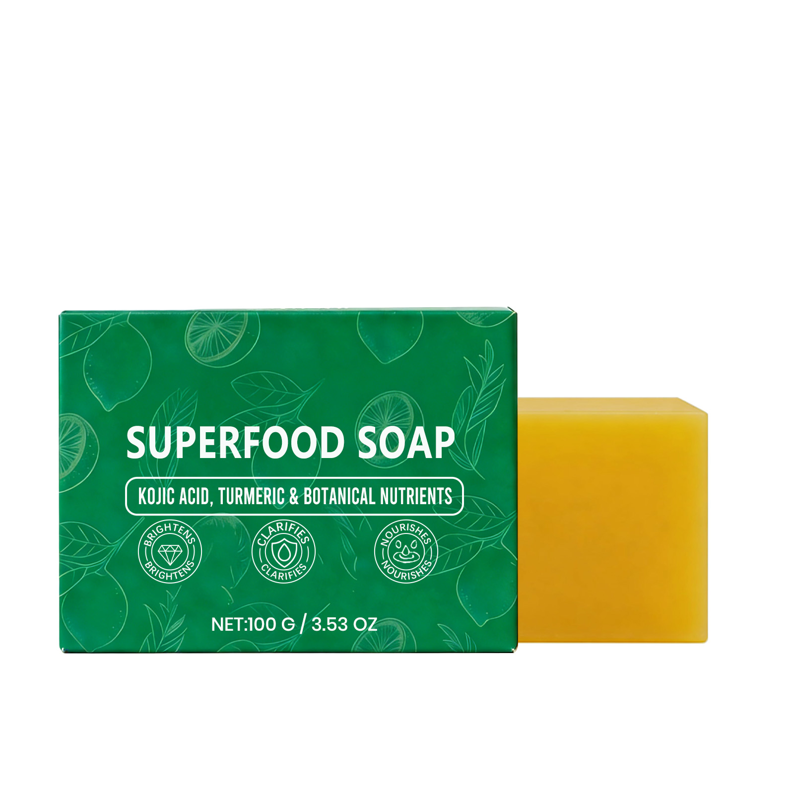 Plant Essence Soap Gentle Moisturizing Cleansing Refreshing Oil‑Control Delicate For Skin Purify Impurities Of Facial Complexion