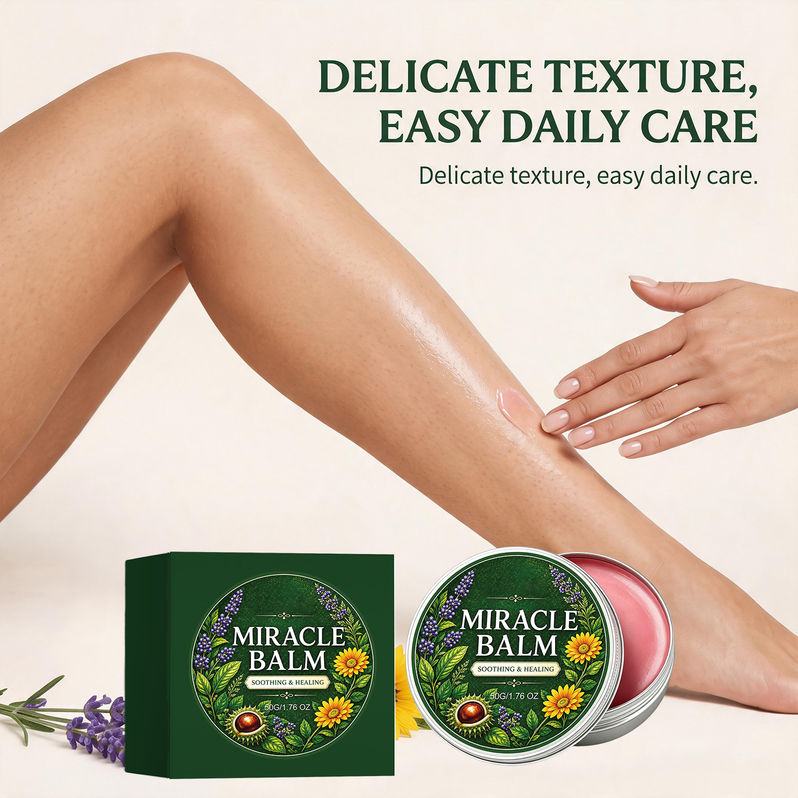 Leg Care Cream Fine Texture Easy To Spread Refreshing Skin Focus On Leg Care Suitable For All Seasons