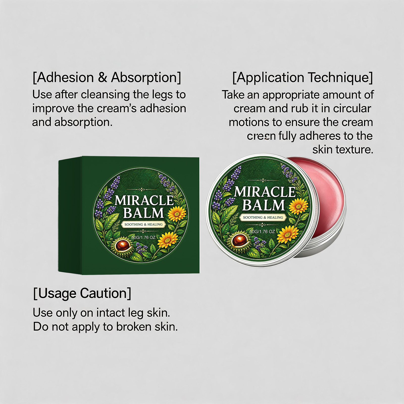 Leg Care Cream Fine Texture Easy To Spread Refreshing Skin Focus On Leg Care Suitable For All Seasons
