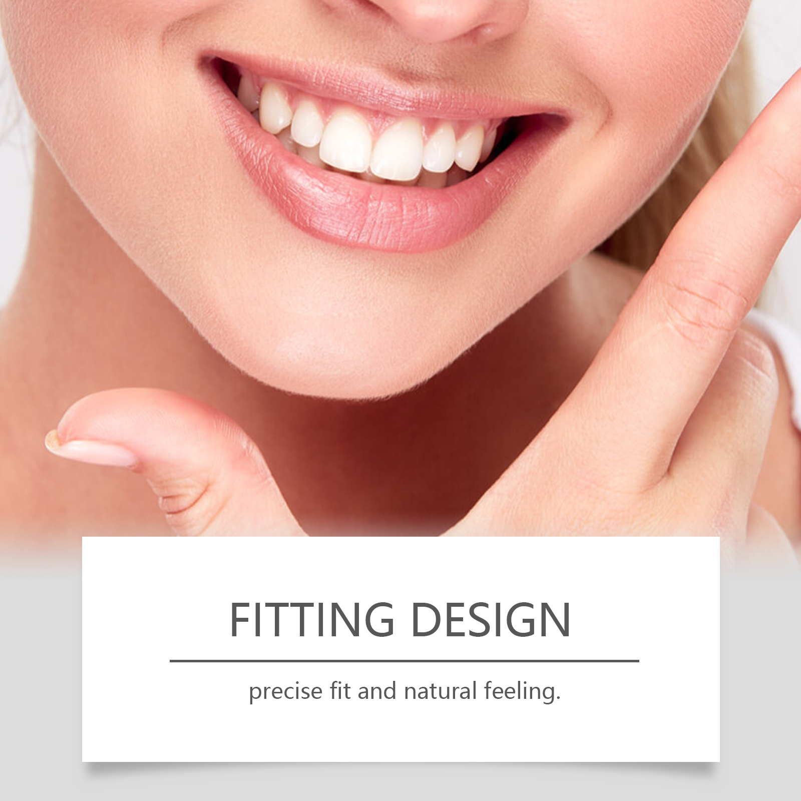 Teeth Veneers Comfortable Material Modify Smile Boost Beauty Natural Denture For Confident Grin