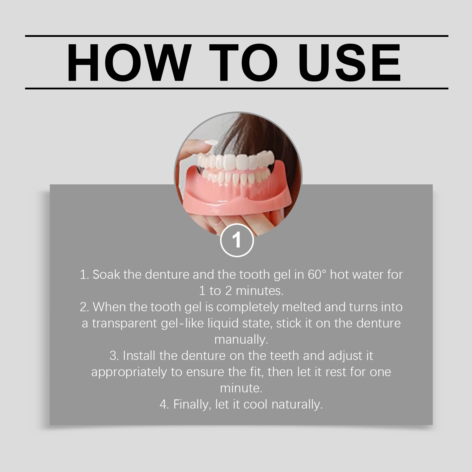 Teeth Veneers Comfortable Material Modify Smile Boost Beauty Natural Denture For Confident Grin
