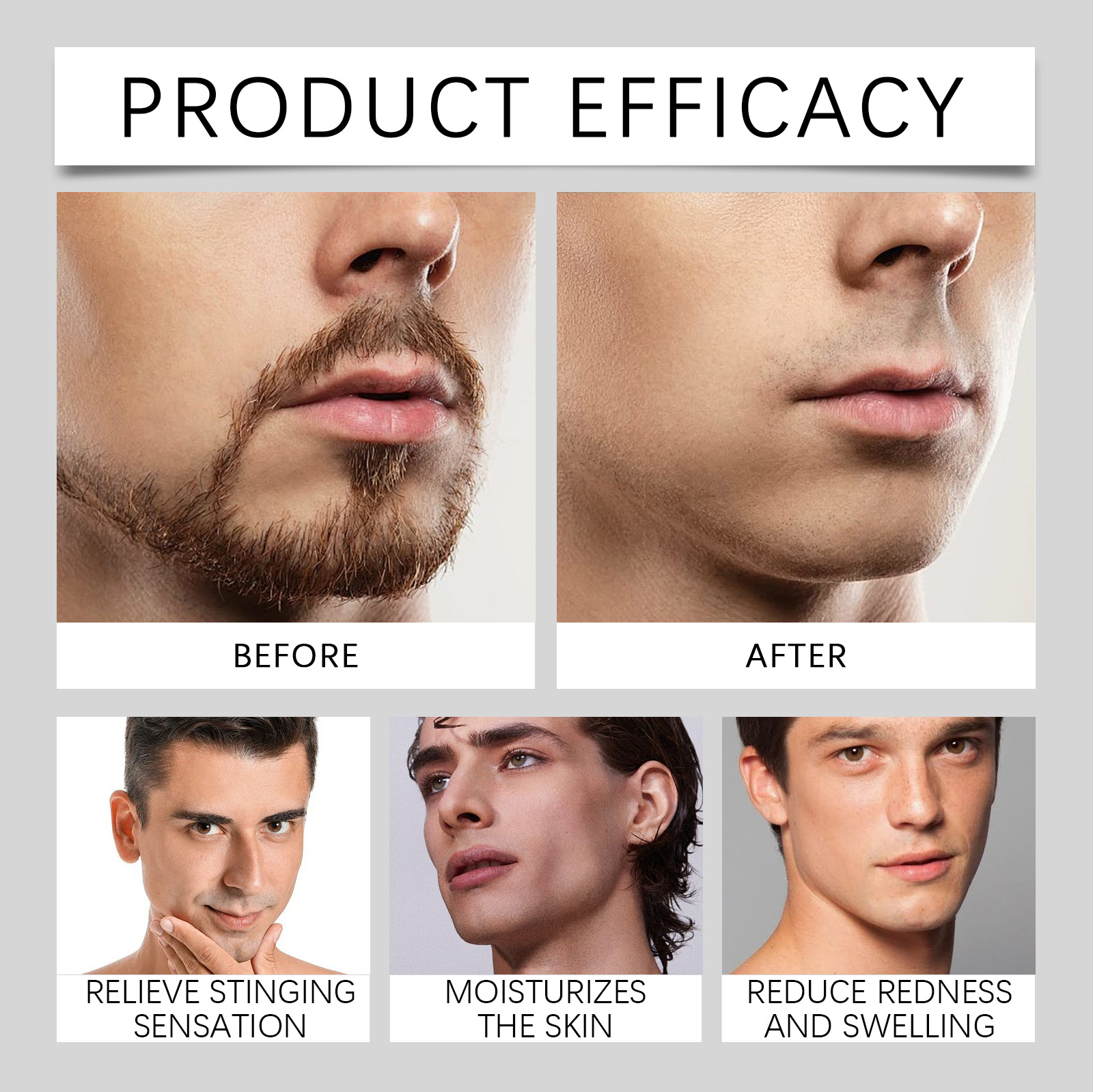 After Shave Fragrance Spray Gentle Clean Nourish Moisturize Refreshing Essence Spray For Men Beard