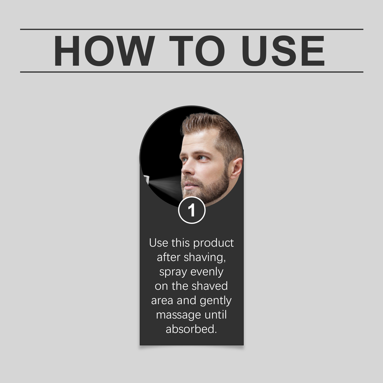 After Shave Fragrance Spray Gentle Clean Nourish Moisturize Refreshing Essence Spray For Men Beard